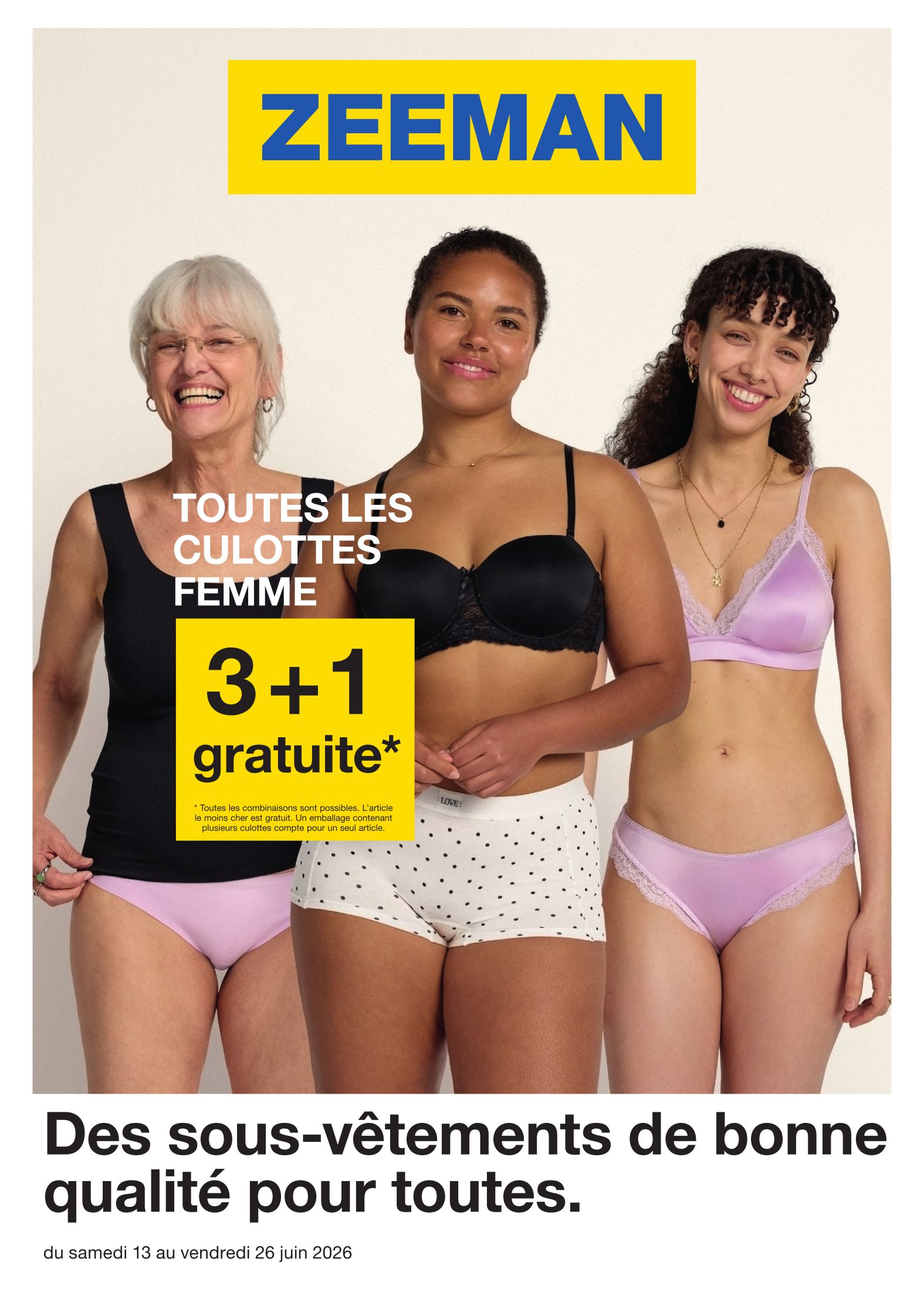 zeeman - Current Zeeman leaflet valid from du samedi 13/06/2026 to du vendredi 26/06/2026