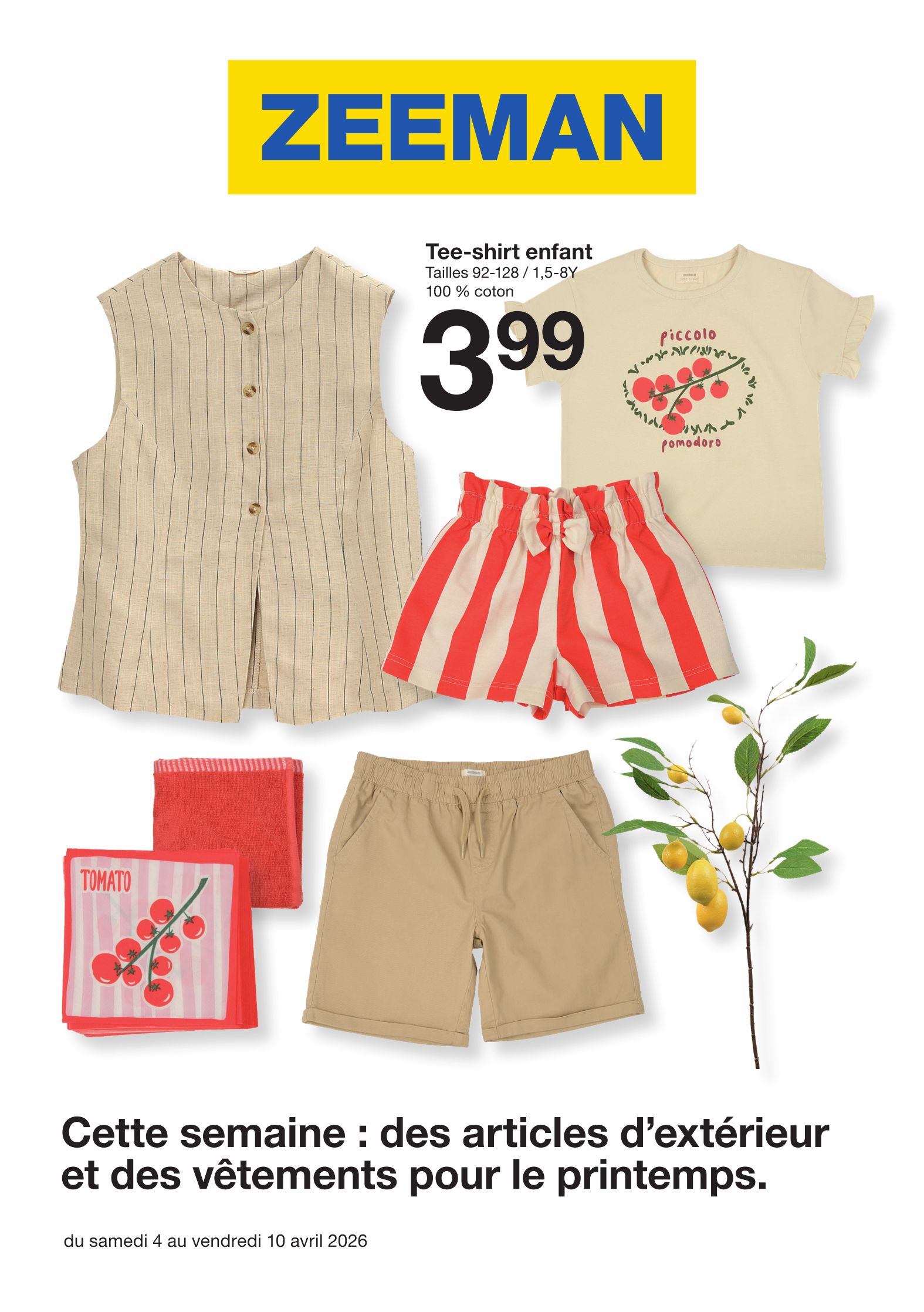 zeeman - Catalogue Zeeman valable du 04/04/2026 au 10/04/2026