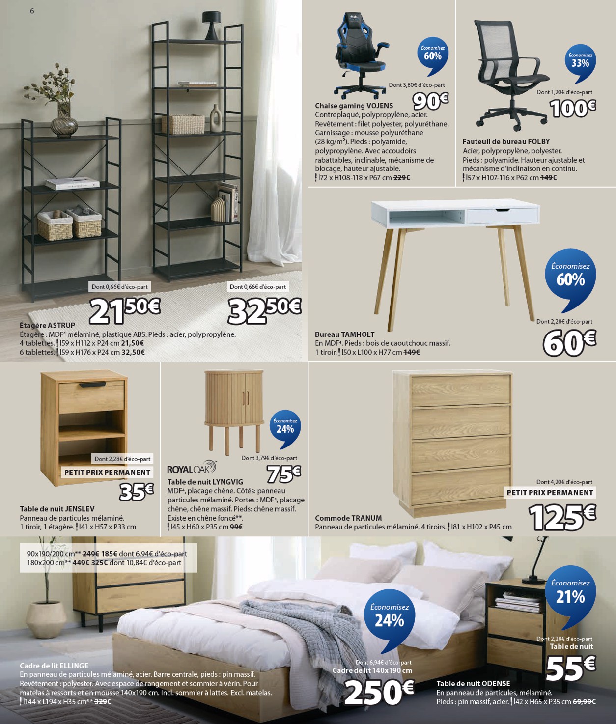 jysk - Catalogue JYSK - Offres exceptionnelles valable du 01/01 au 03/02 - page: 6