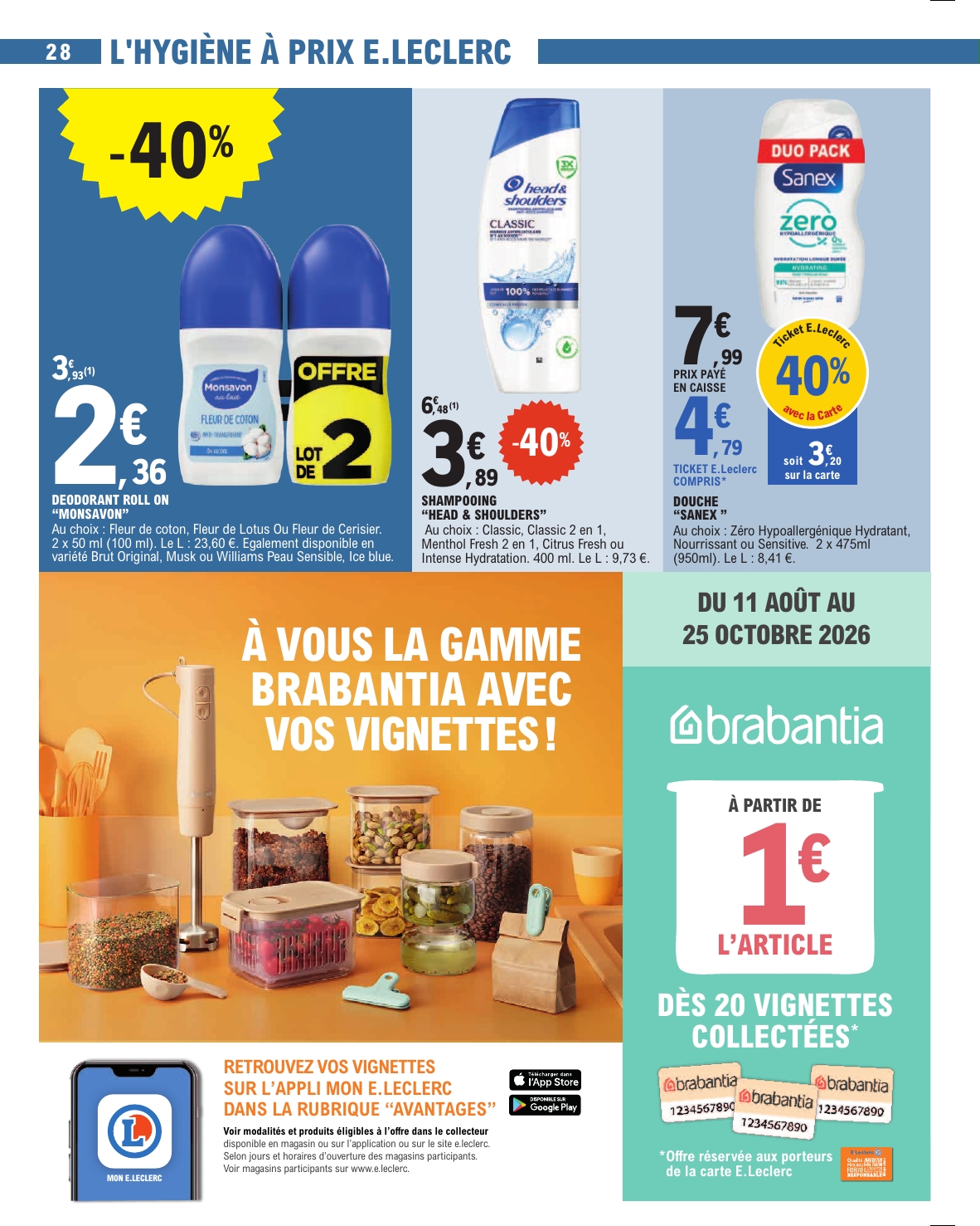e-leclerc - Flyer E.Leclerc pour la semaine prochaine du du mardi 29/09/2026 au du samedi 10/10/2026 - page: 28