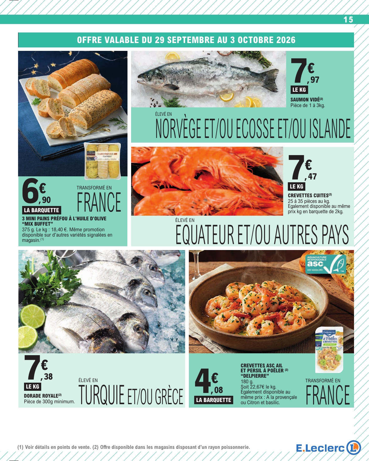 e-leclerc - Flyer E.Leclerc pour la semaine prochaine du du mardi 29/09/2026 au du samedi 10/10/2026 - page: 15