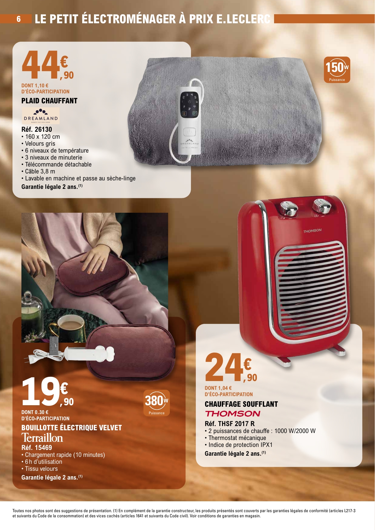 e-leclerc - Current E.Leclerc - Les prix qui réchauffent leaflet valid from du mardi 29/09/2026 to du samedi 10/10/2026 - page: 6