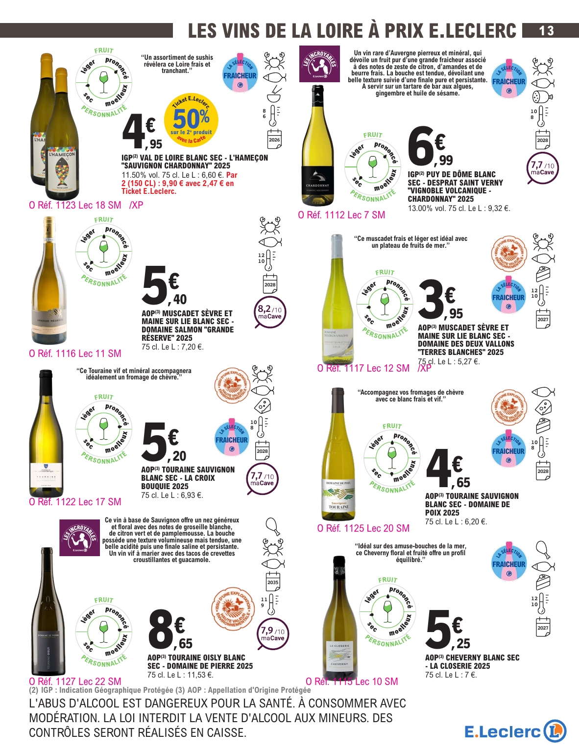 e-leclerc - Current E.Leclerc - Foire aux vins d'automne leaflet valid from du mardi 29/09/2026 to du samedi 10/10/2026 - page: 13