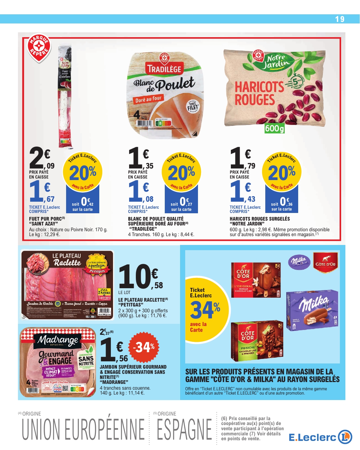 e-leclerc - Flyer E.Leclerc - Nos promos du moment pour la semaine prochaine du du mardi 13/10/2026 au du samedi 24/10/2026 - page: 19