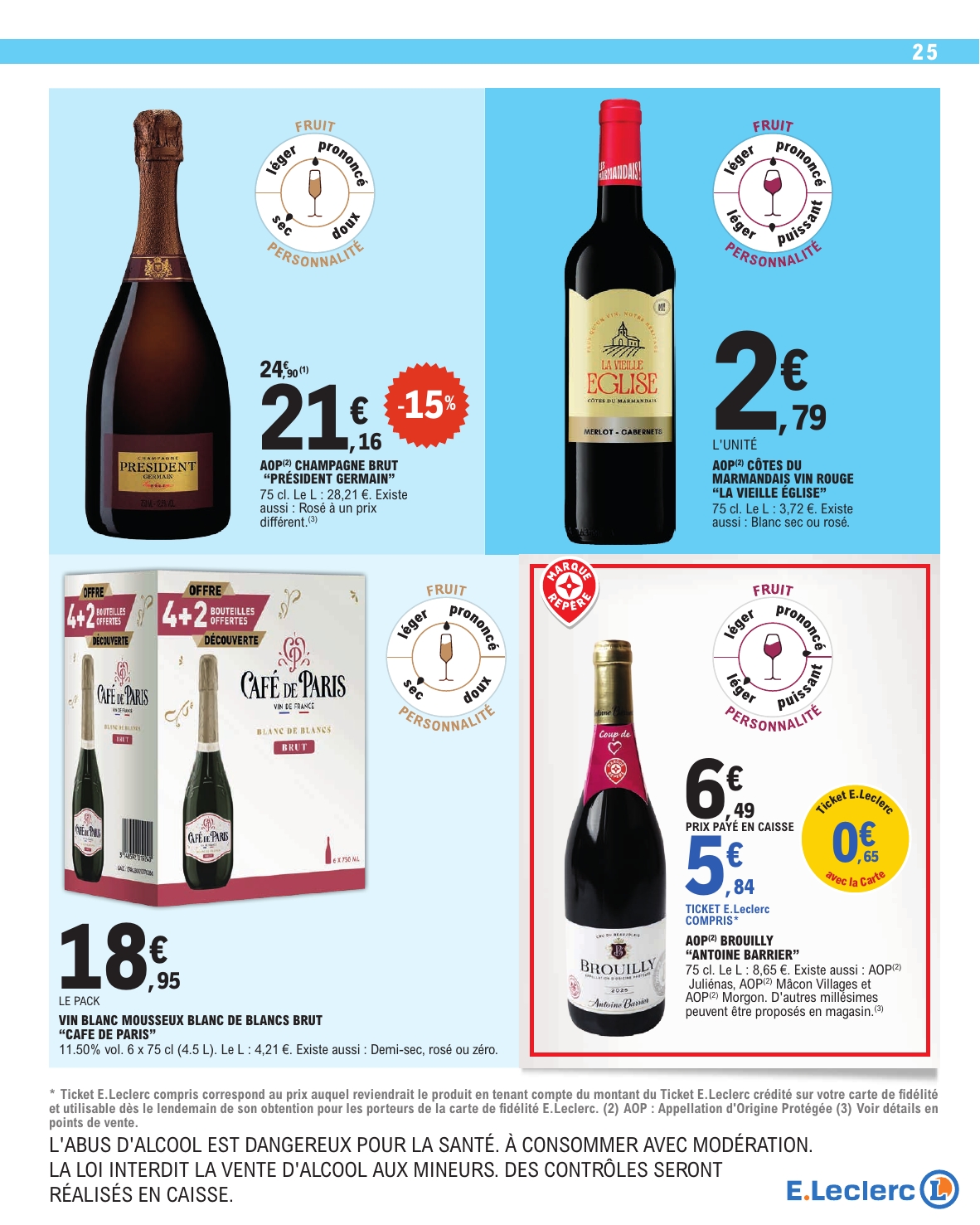 e-leclerc - Flyer E.Leclerc - Nos promos du moment pour la semaine prochaine du du mardi 13/10/2026 au du samedi 24/10/2026 - page: 25