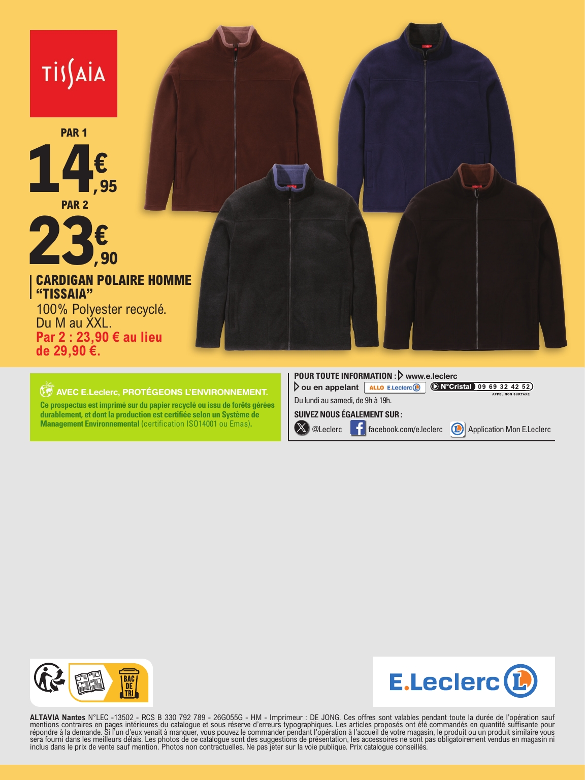 e-leclerc - Flyer E.Leclerc - Spécial maille pour la semaine prochaine du du mardi 13/10/2026 au du samedi 24/10/2026 - page: 20