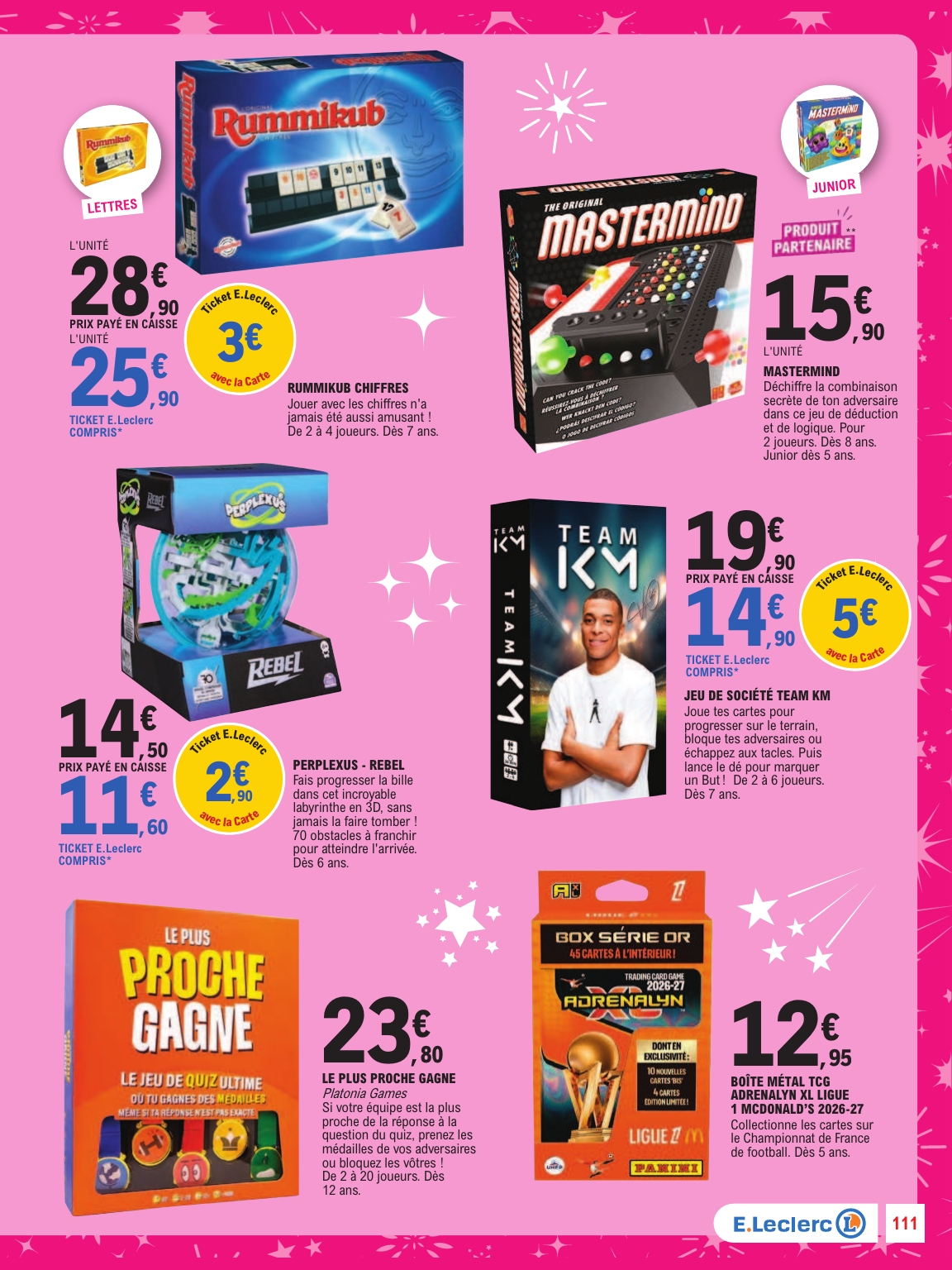 e-leclerc - Flyer E.Leclerc - Jouets pour la semaine prochaine du du mardi 13/10/2026 au du samedi 05/12/2026 - page: 111
