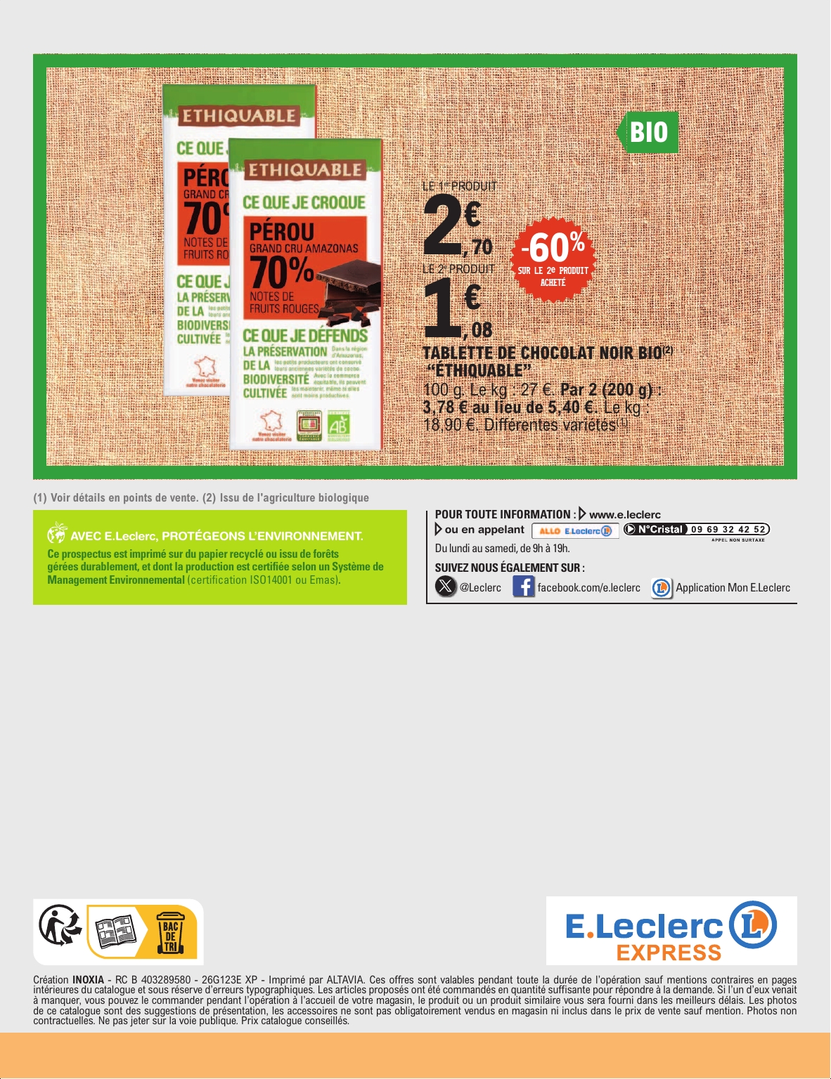 e-leclerc - Flyer E.Leclerc - Express pour la semaine prochaine du du mardi 13/10/2026 au du samedi 24/10/2026 - page: 12