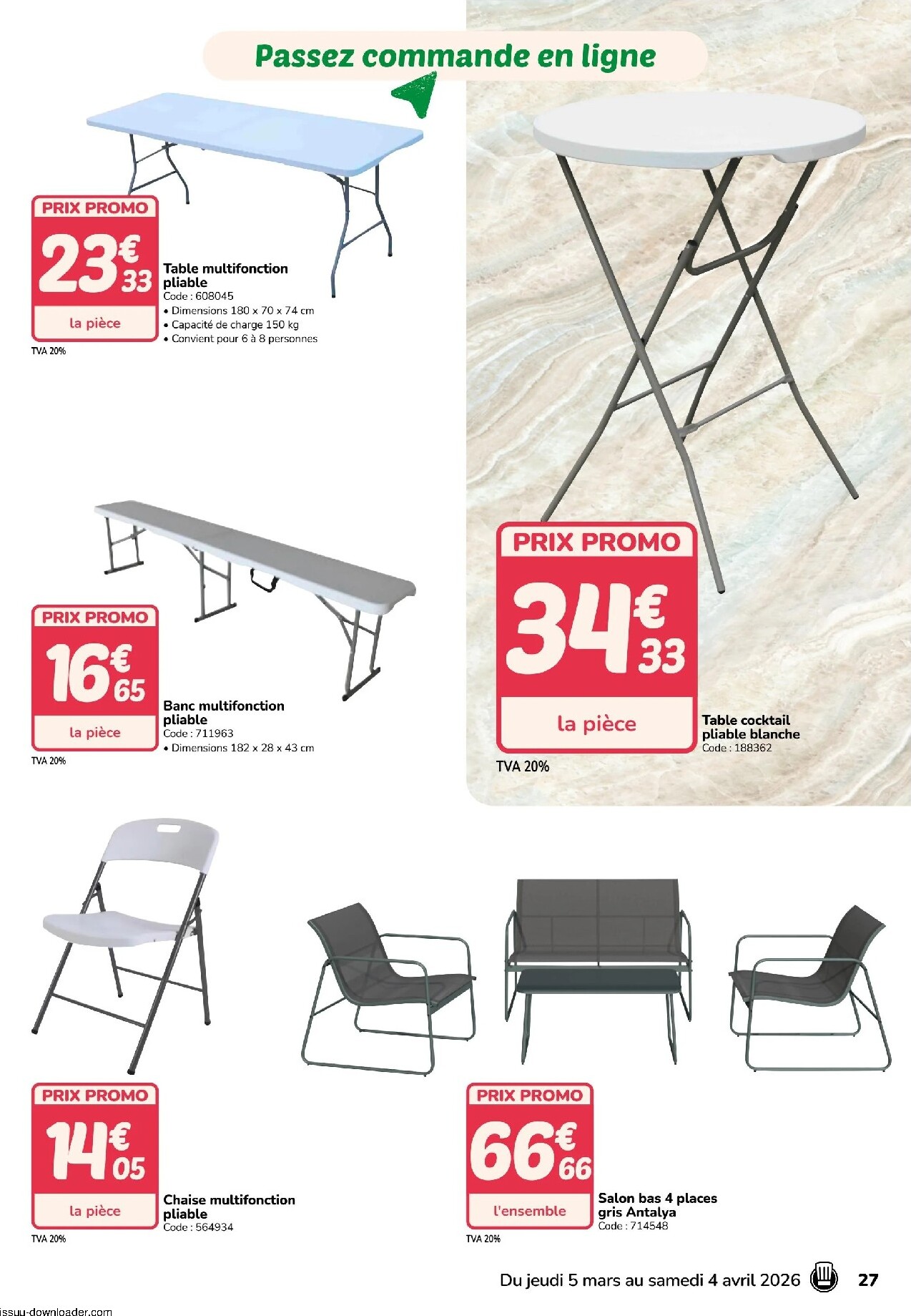 promocash - Catalogue Promocash - Art de la table valable du 05/03/2026 au 04/04/2026 - page: 27