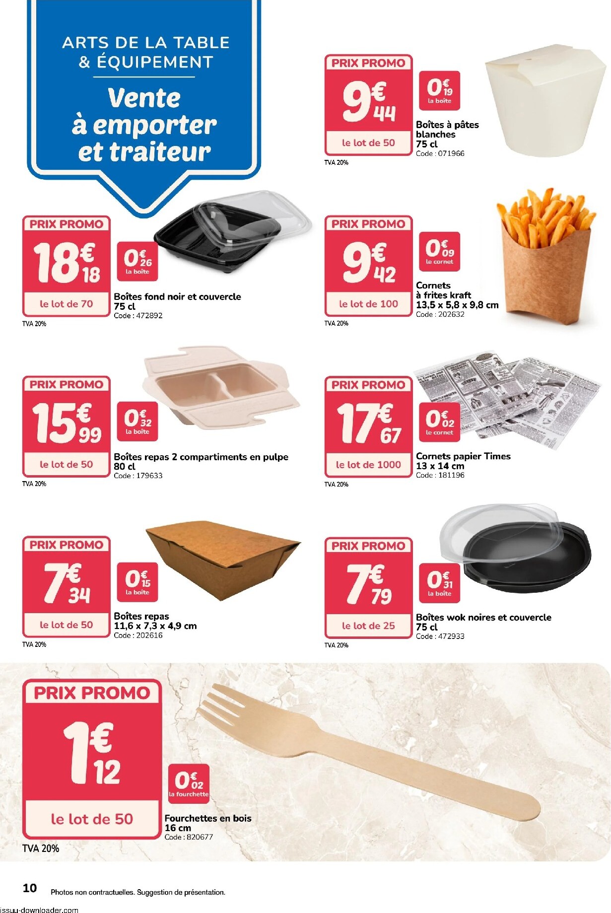 promocash - Catalogue Promocash - Art de la table valable du 05/03/2026 au 04/04/2026 - page: 10