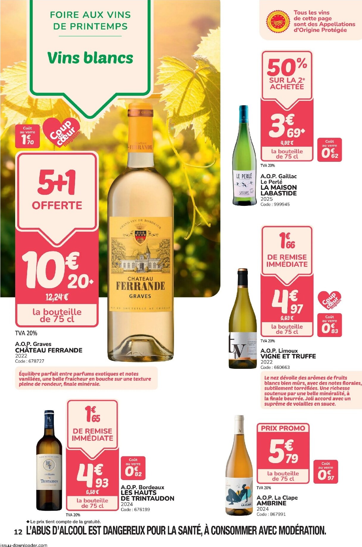 promocash - Current Promocash - Foire aux vins leaflet valid from de jeudi 02/04/2026 to du samedi 02/05/2026 - page: 12