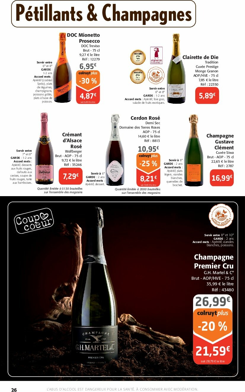 colruyt - Catalogue Colruyt - Foire aux Vins valable du 24/09 au 12/10 - page: 26