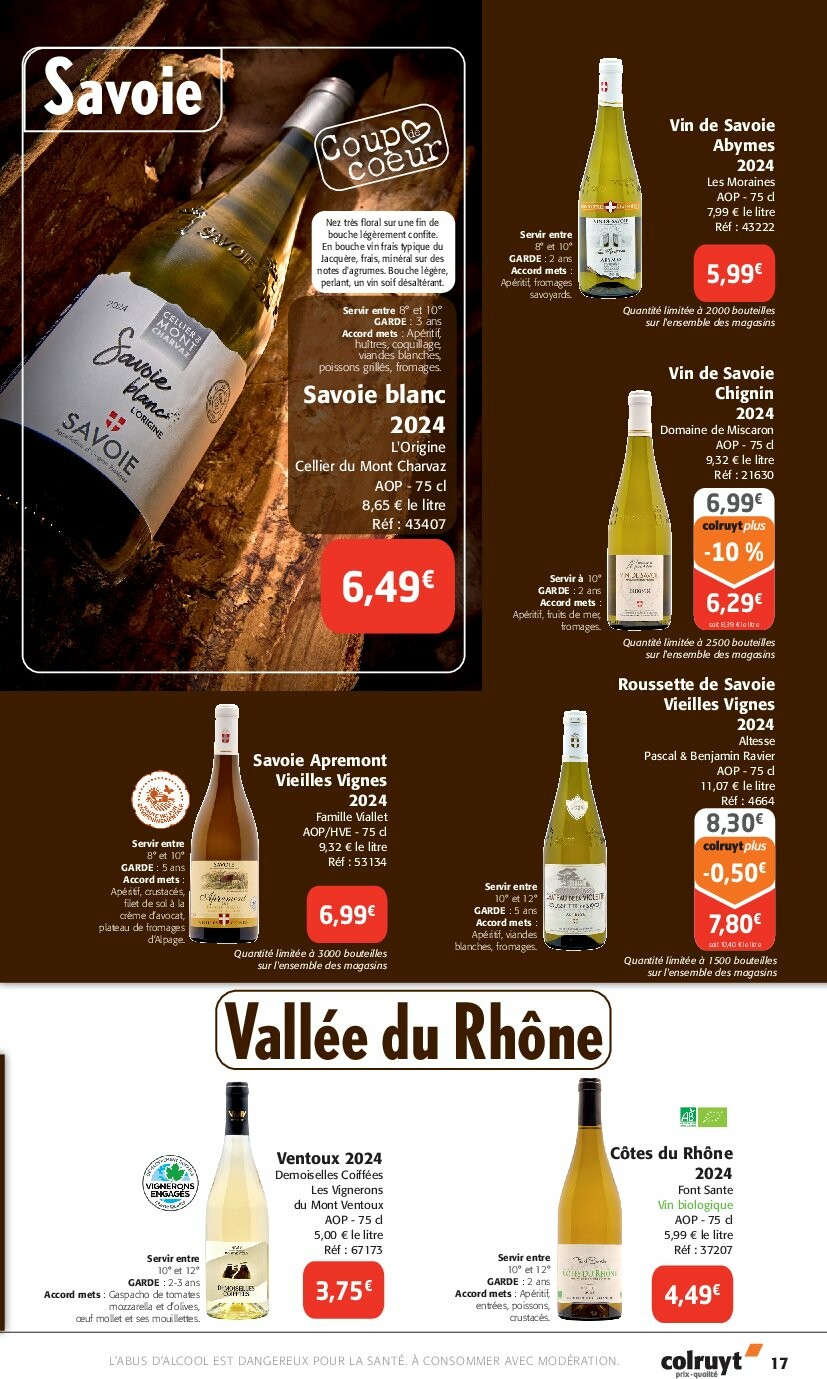 colruyt - Catalogue Colruyt - Foire aux Vins valable du 24/09 au 12/10 - page: 17