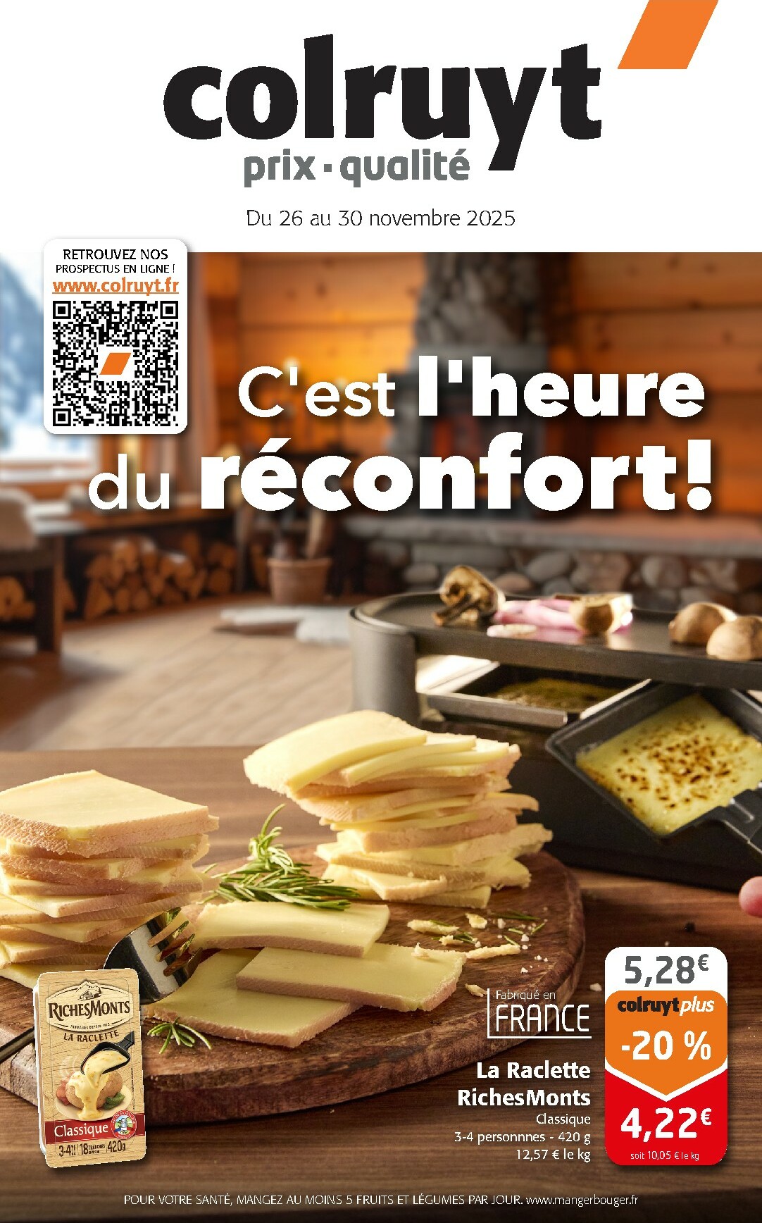 colruyt - Catalogue Colruyt - C'est l'heure du réconfort! valable du 26/11 au 30/11