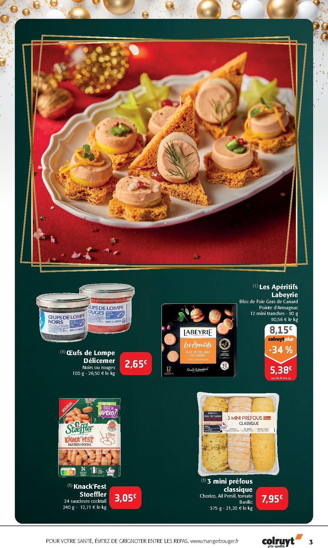 colruyt - Catalogue Colruyt - Joyeux Noël valable du 17/12 au 24/12 - page: 3