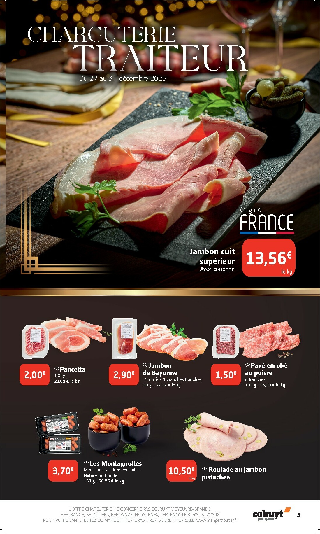 colruyt - Catalogue Colruyt valable du 26/12 au 31/12 - page: 3