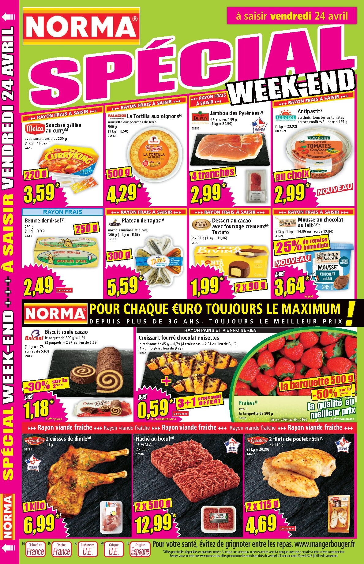 norma - Flyer NORMA pour la semaine prochaine du du mercredi 22/04/2026 au du mardi 28/04/2026 - page: 14