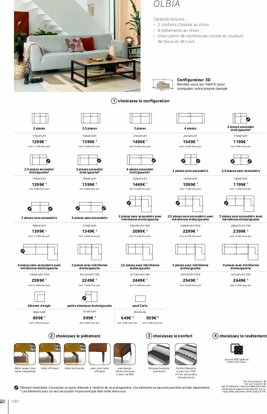 heth - Catalogue Heth valable du 01/09 au 31/12 - page: 226