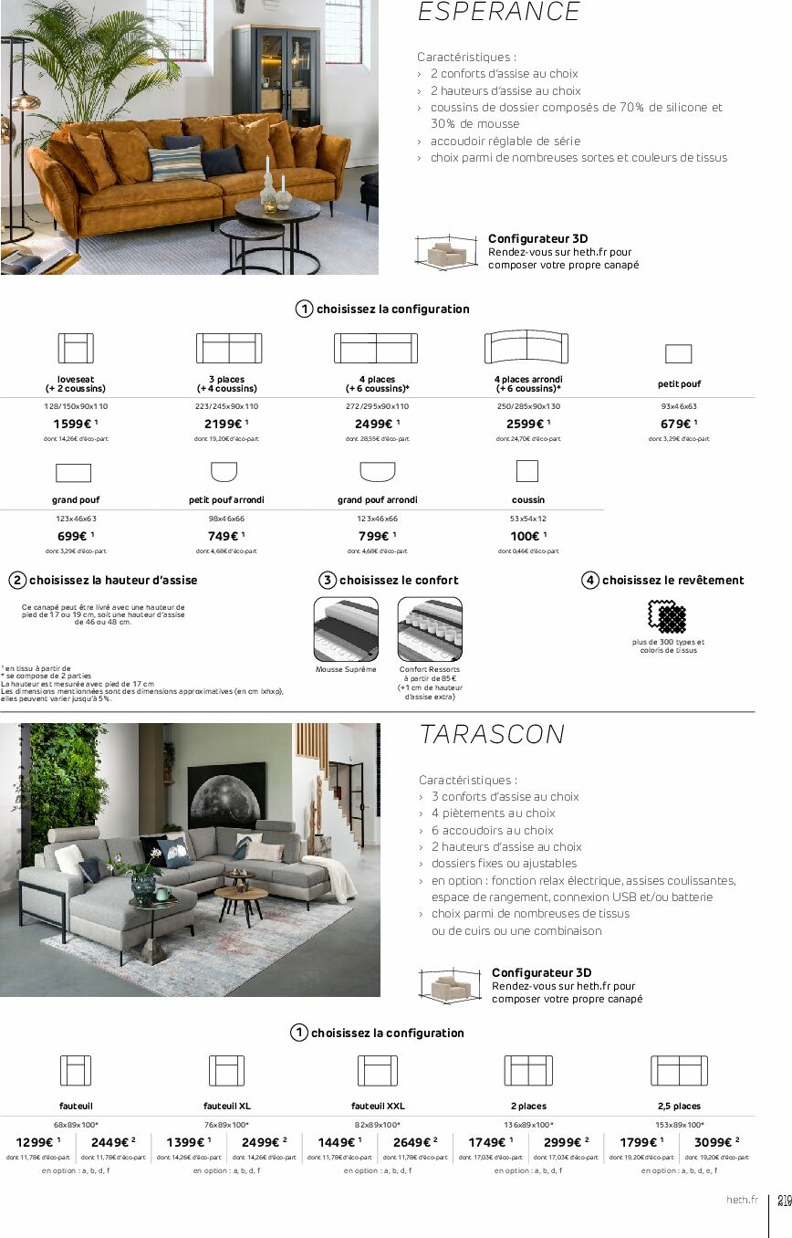 heth - Catalogue Heth valable du 01/09 au 31/12 - page: 219