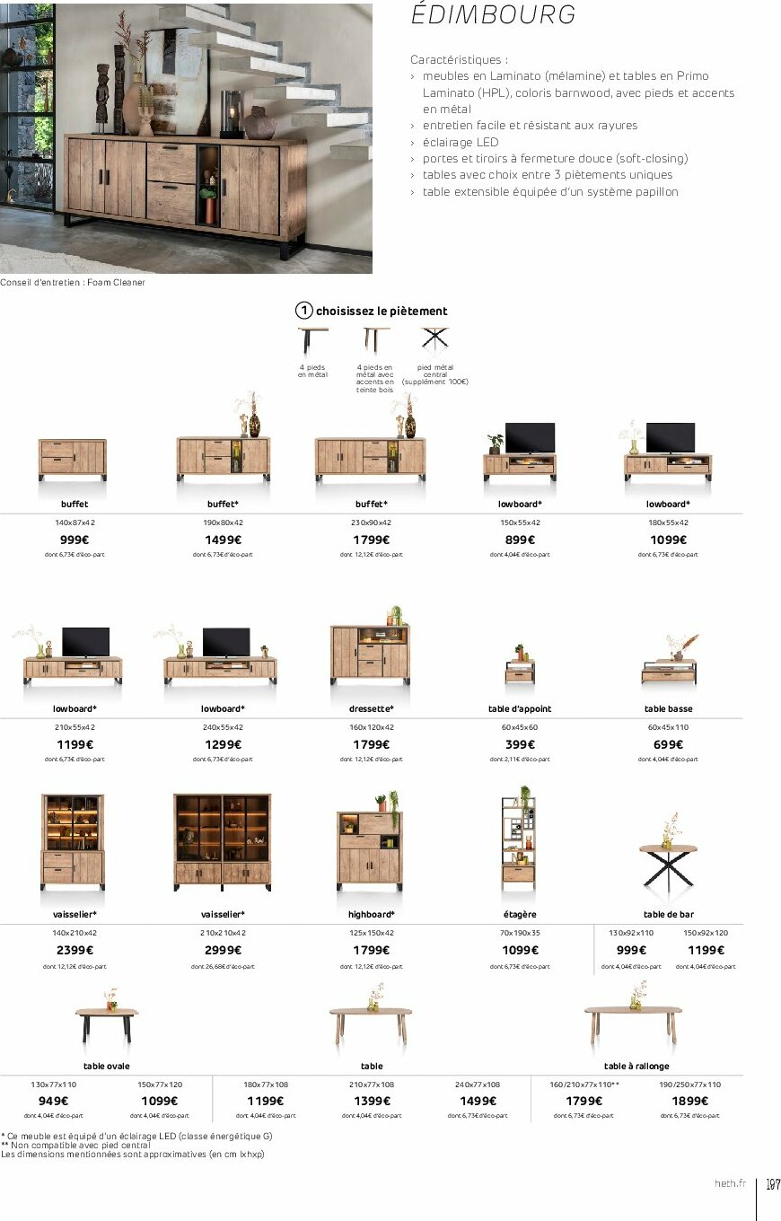 heth - Catalogue Heth valable du 01/09 au 31/12 - page: 197