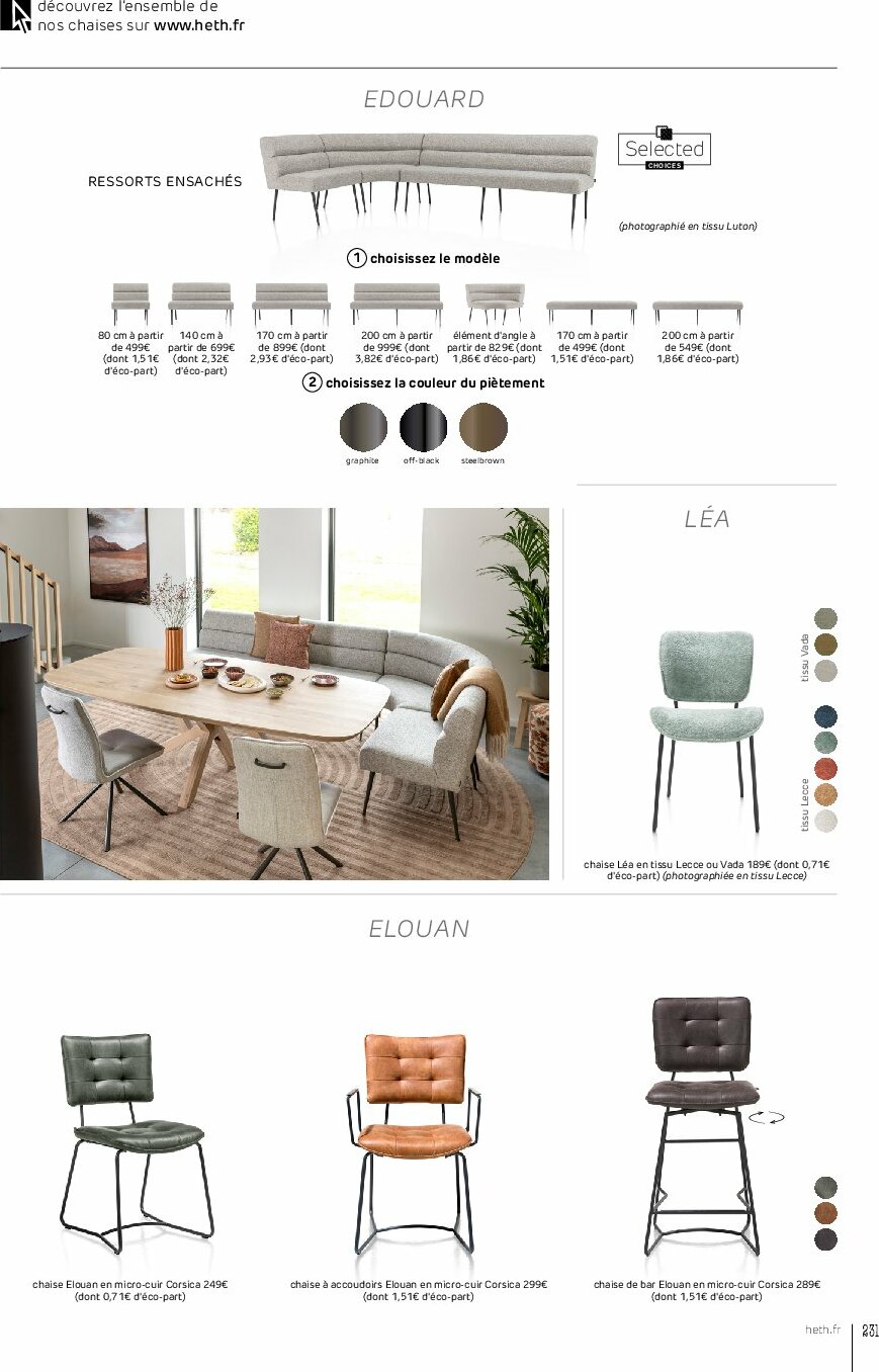 heth - Catalogue Heth valable du 01/09 au 31/12 - page: 231