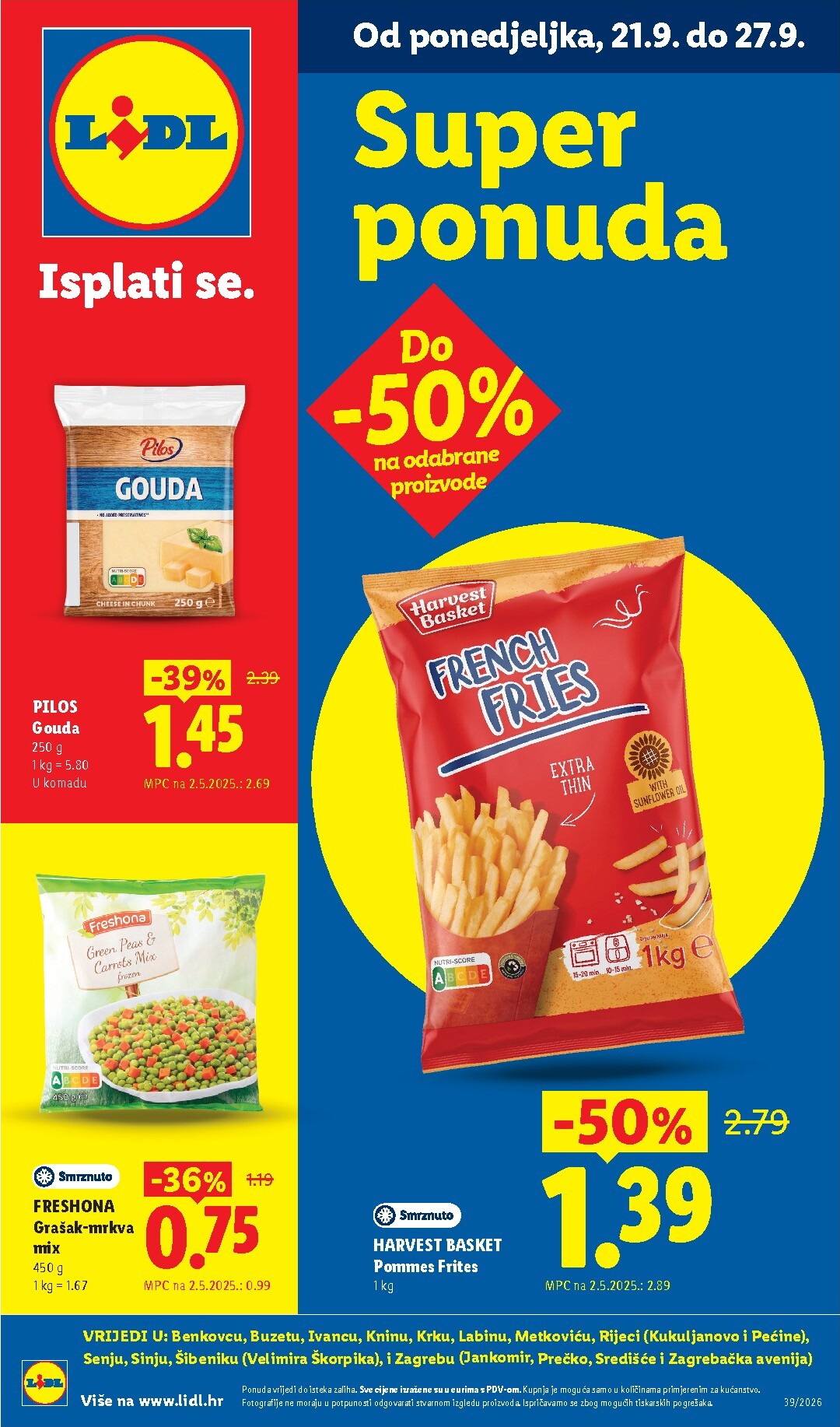 lidl - Aktualni katalog Lidl - Super Ponuda od ponedjeljka, 21.09.2026 do nedjelje, 27.09.2026