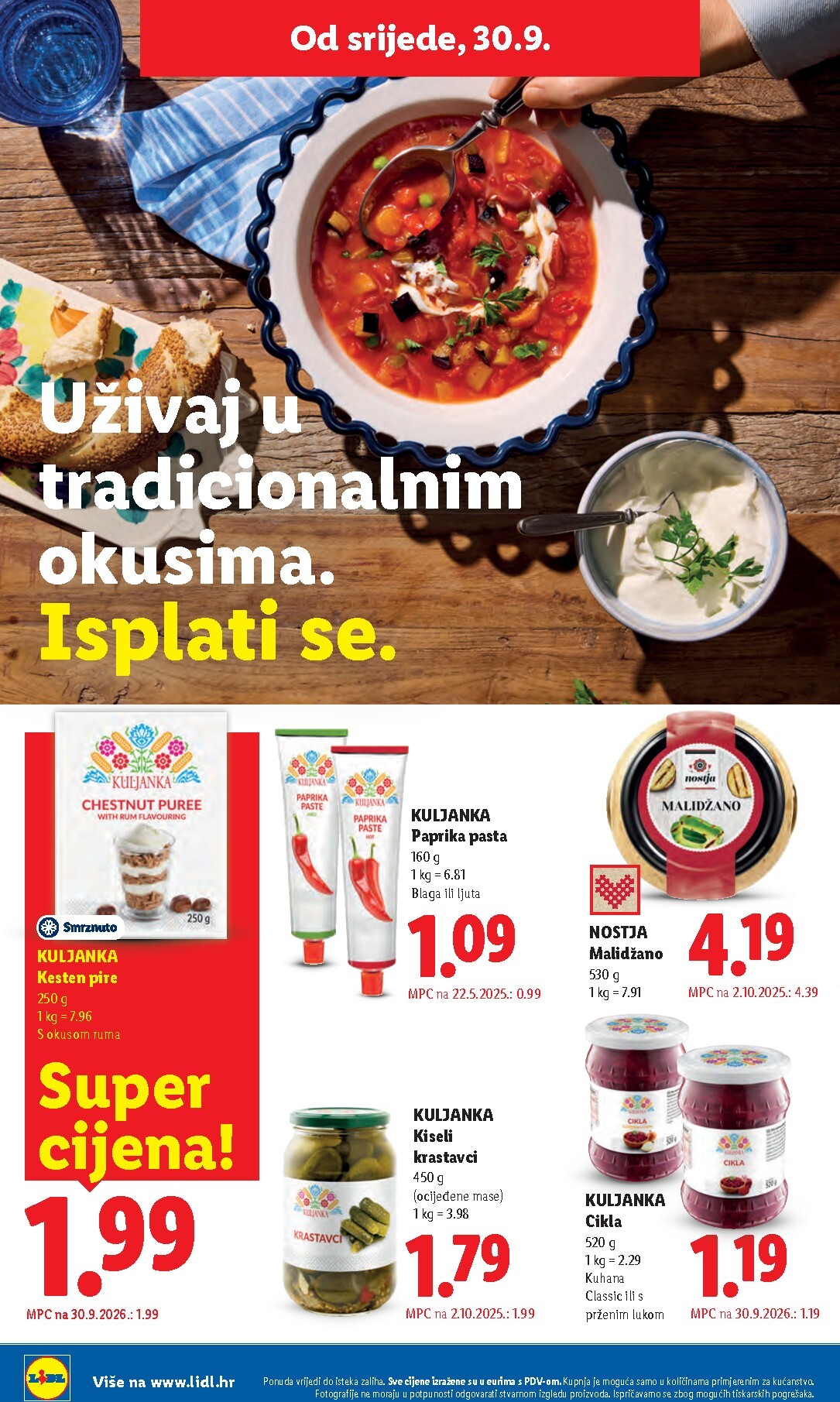 lidl - Aktualni katalog Lidl od ponedjeljka, 28.09.2026 do nedjelje, 04.10.2026 - page: 62