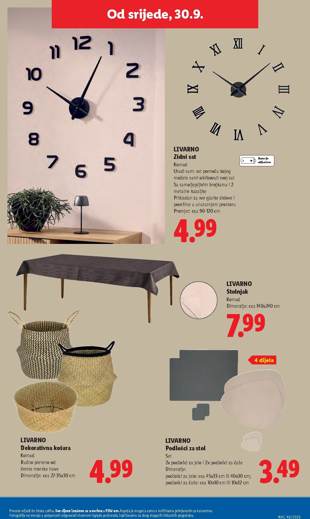 lidl - Aktualni katalog Lidl od ponedjeljka, 28.09.2026 do nedjelje, 04.10.2026 - page: 49