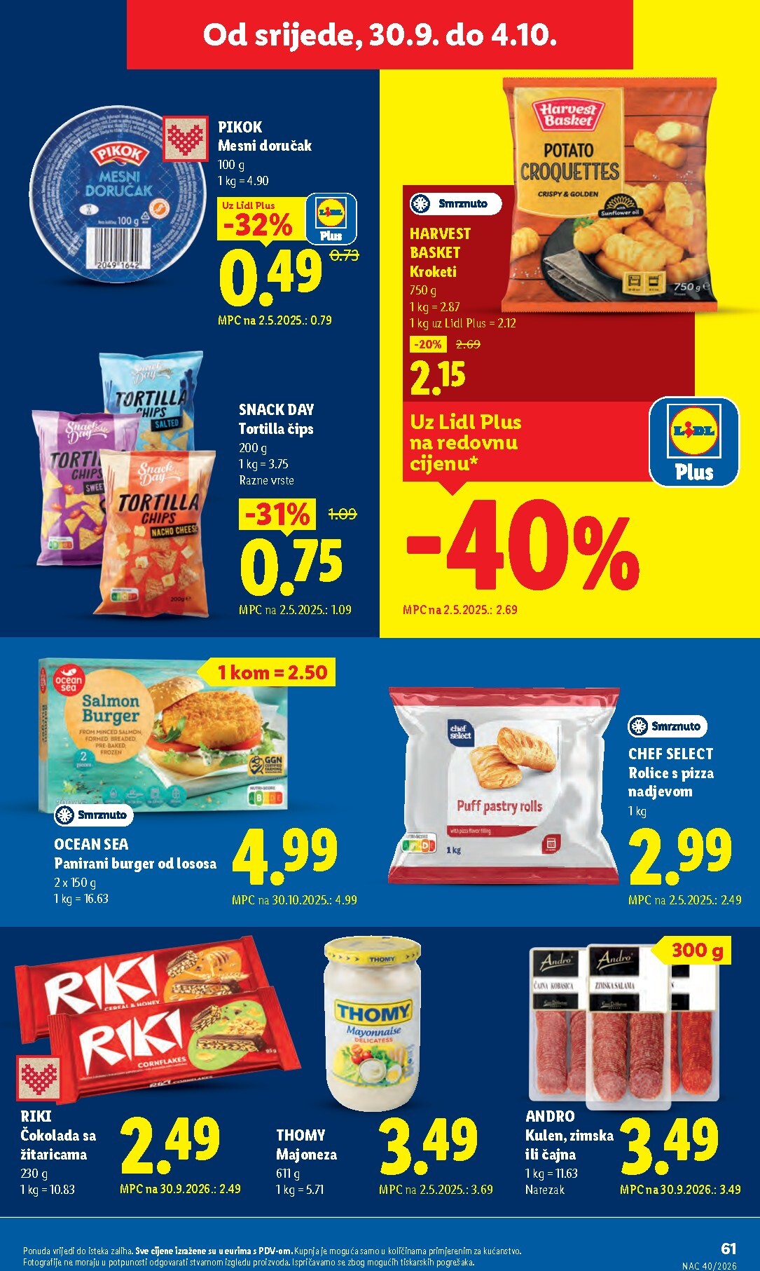 lidl - Aktualni katalog Lidl od ponedjeljka, 28.09.2026 do nedjelje, 04.10.2026 - page: 61