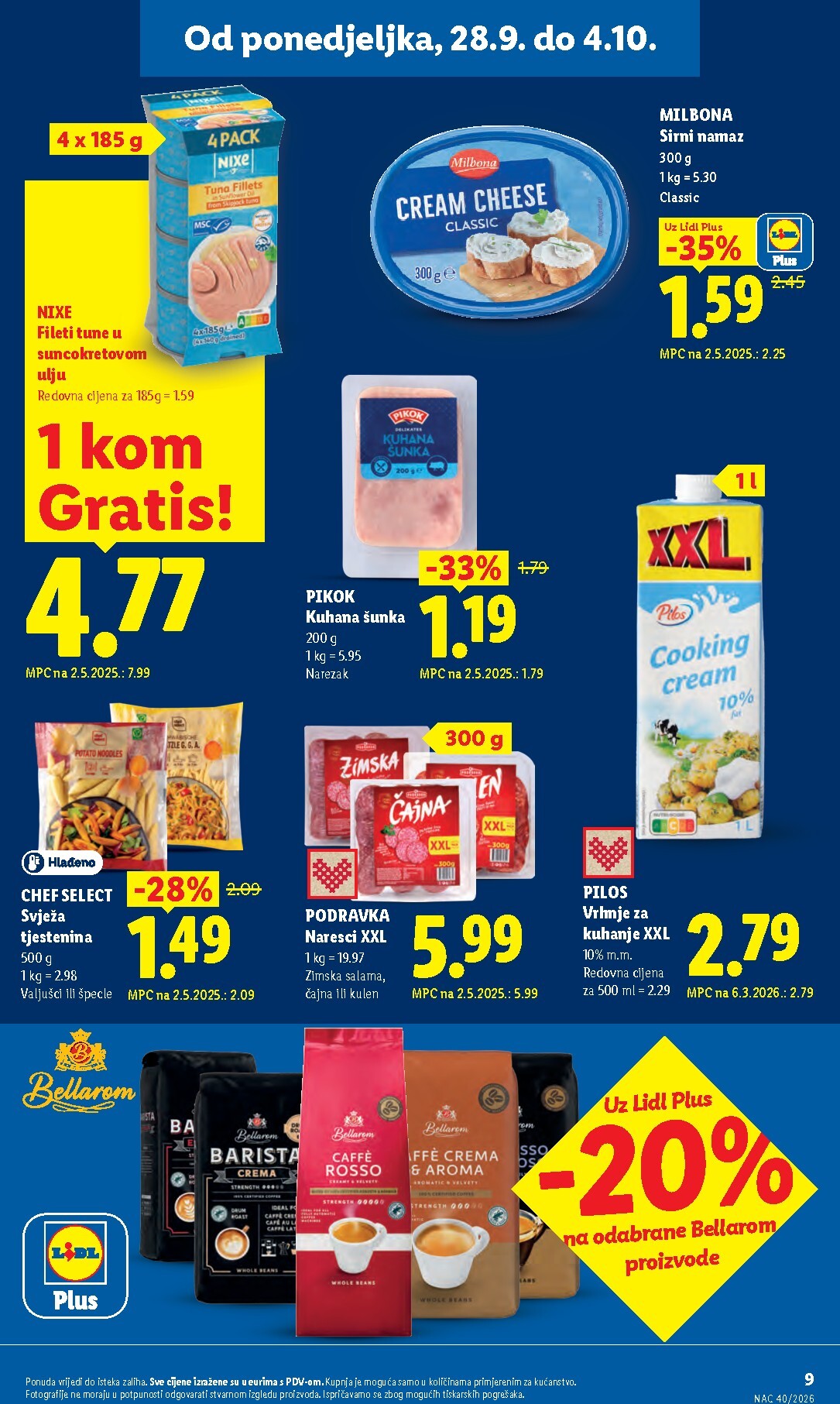 lidl - Aktualni katalog Lidl od ponedjeljka, 28.09.2026 do nedjelje, 04.10.2026 - page: 9