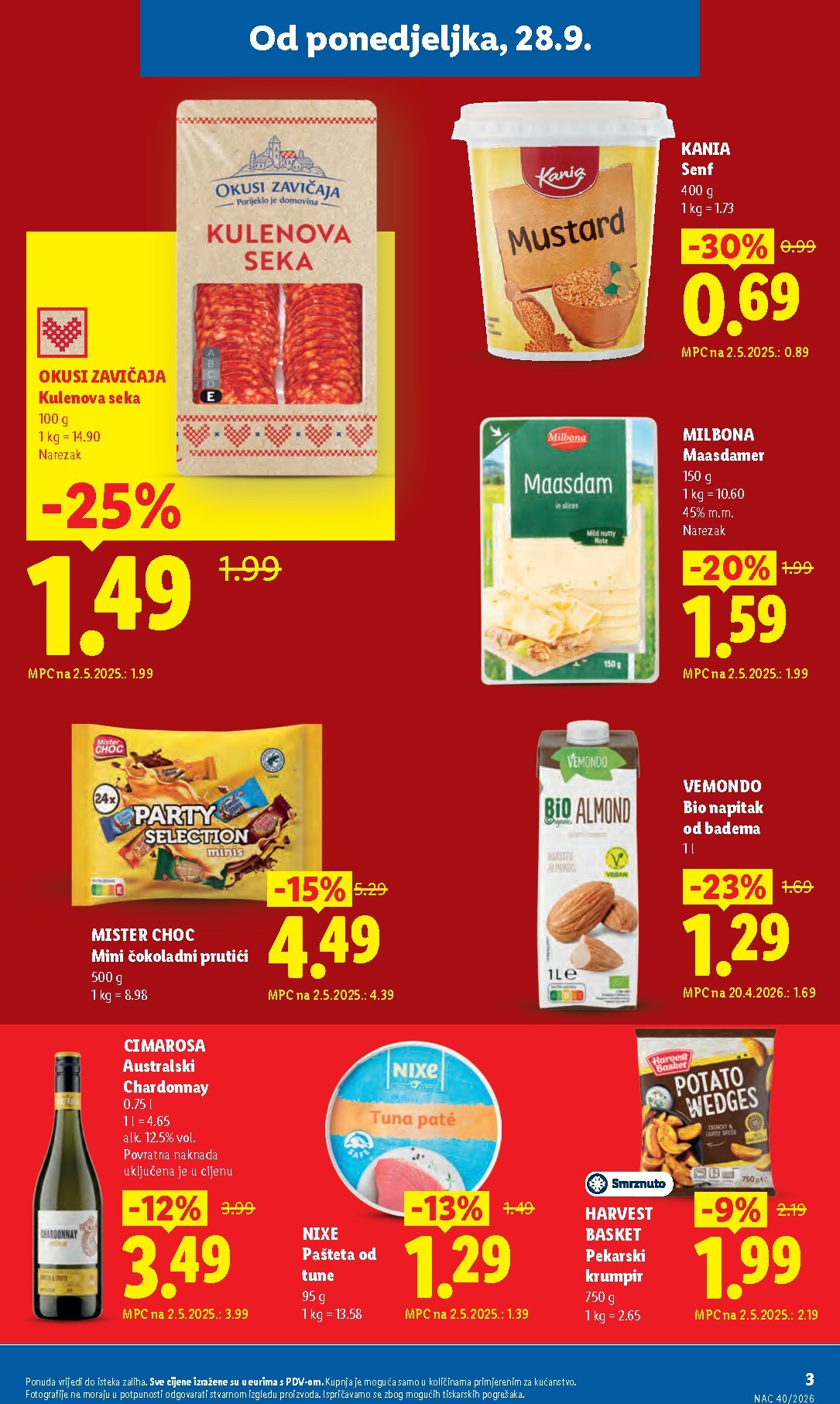 lidl - Aktualni katalog Lidl od ponedjeljka, 28.09.2026 do nedjelje, 04.10.2026 - page: 3