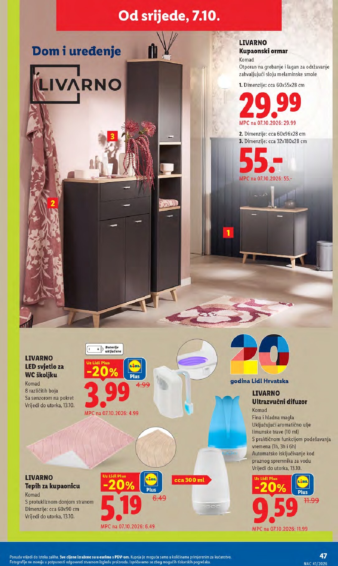 lidl - Novi Lidl katalog od ponedjeljka, 05.10.2026 do nedjelje, 11.10.2026 - page: 47