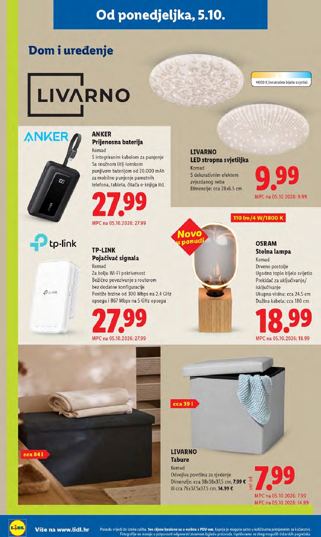 lidl - Novi Lidl katalog od ponedjeljka, 05.10.2026 do nedjelje, 11.10.2026 - page: 36