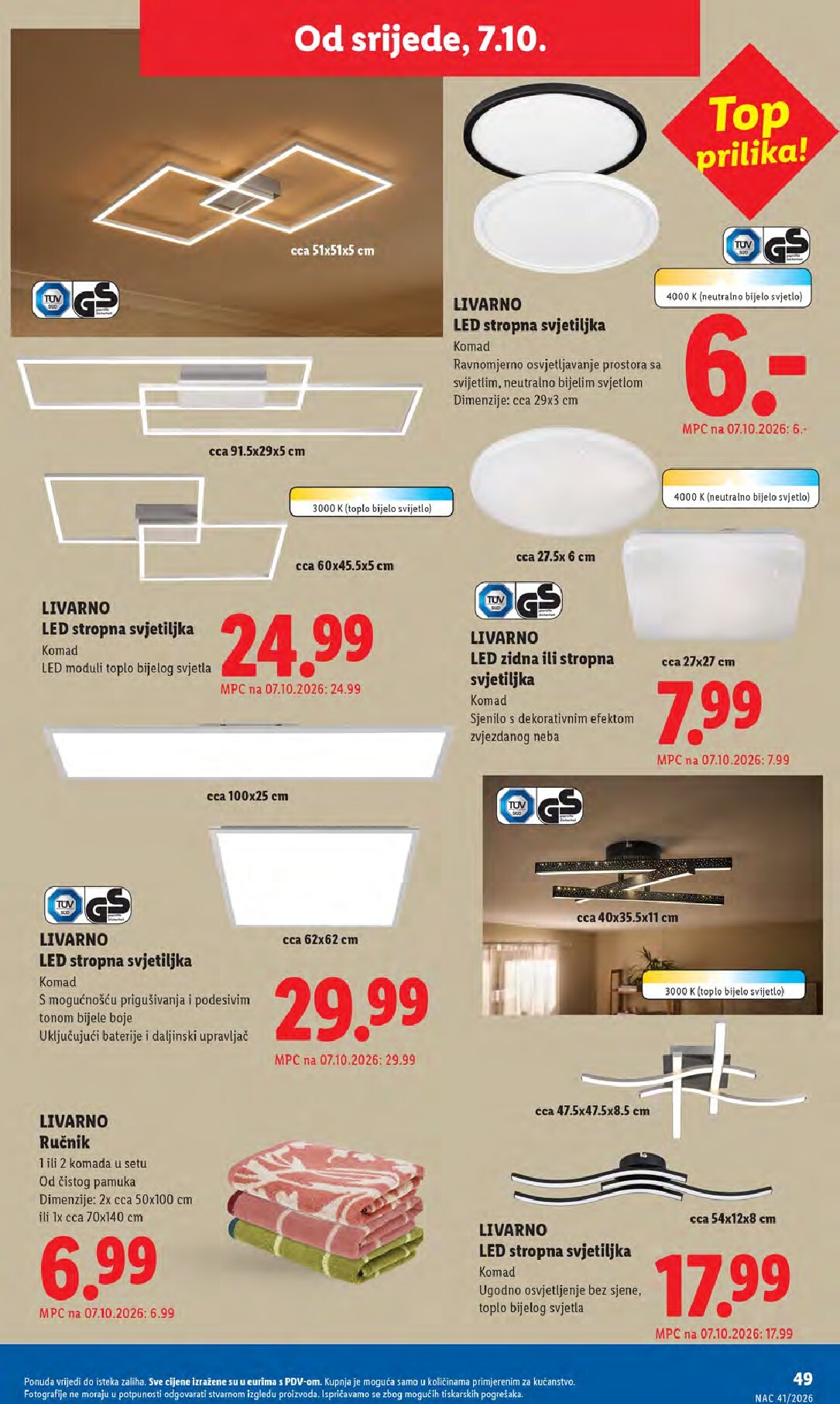 lidl - Novi Lidl katalog od ponedjeljka, 05.10.2026 do nedjelje, 11.10.2026 - page: 49