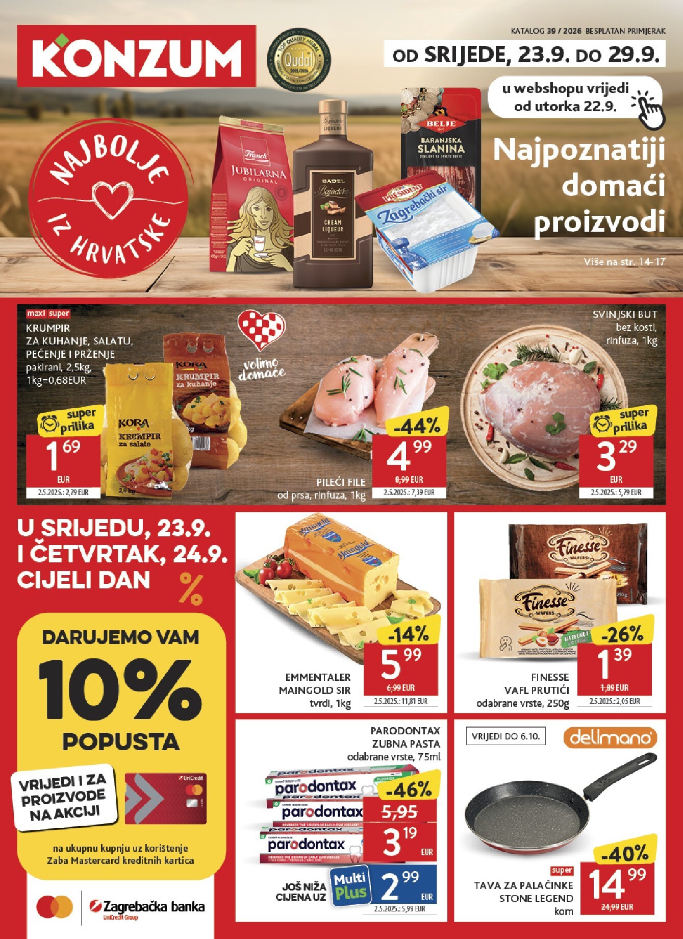 konzum - Aktualni katalog Konzum od srijede, 23.09.2026 do utorka, 29.09.2026