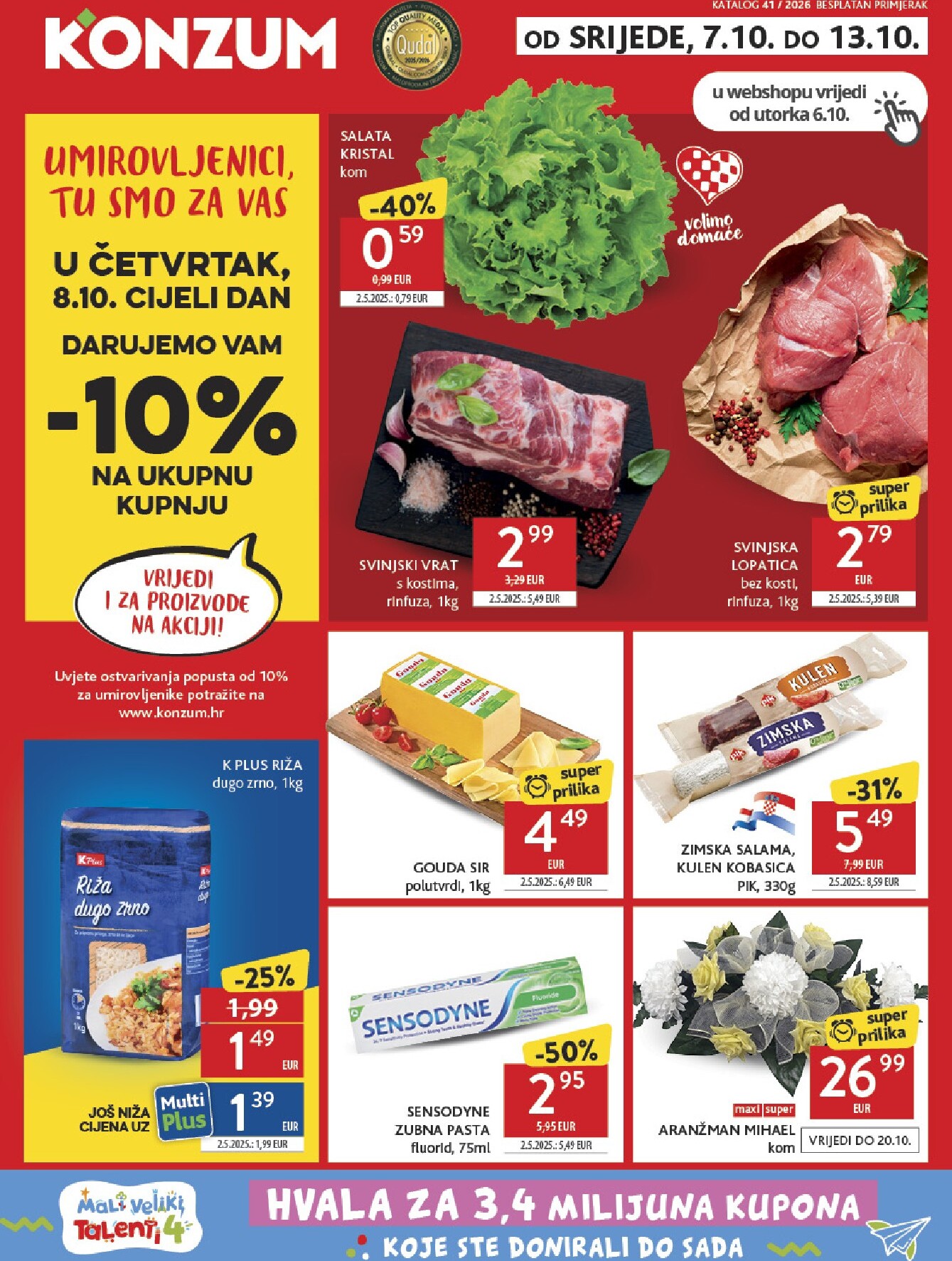 konzum - Novi Konzum katalog od srijede, 07.10.2026 do utorka, 13.10.2026