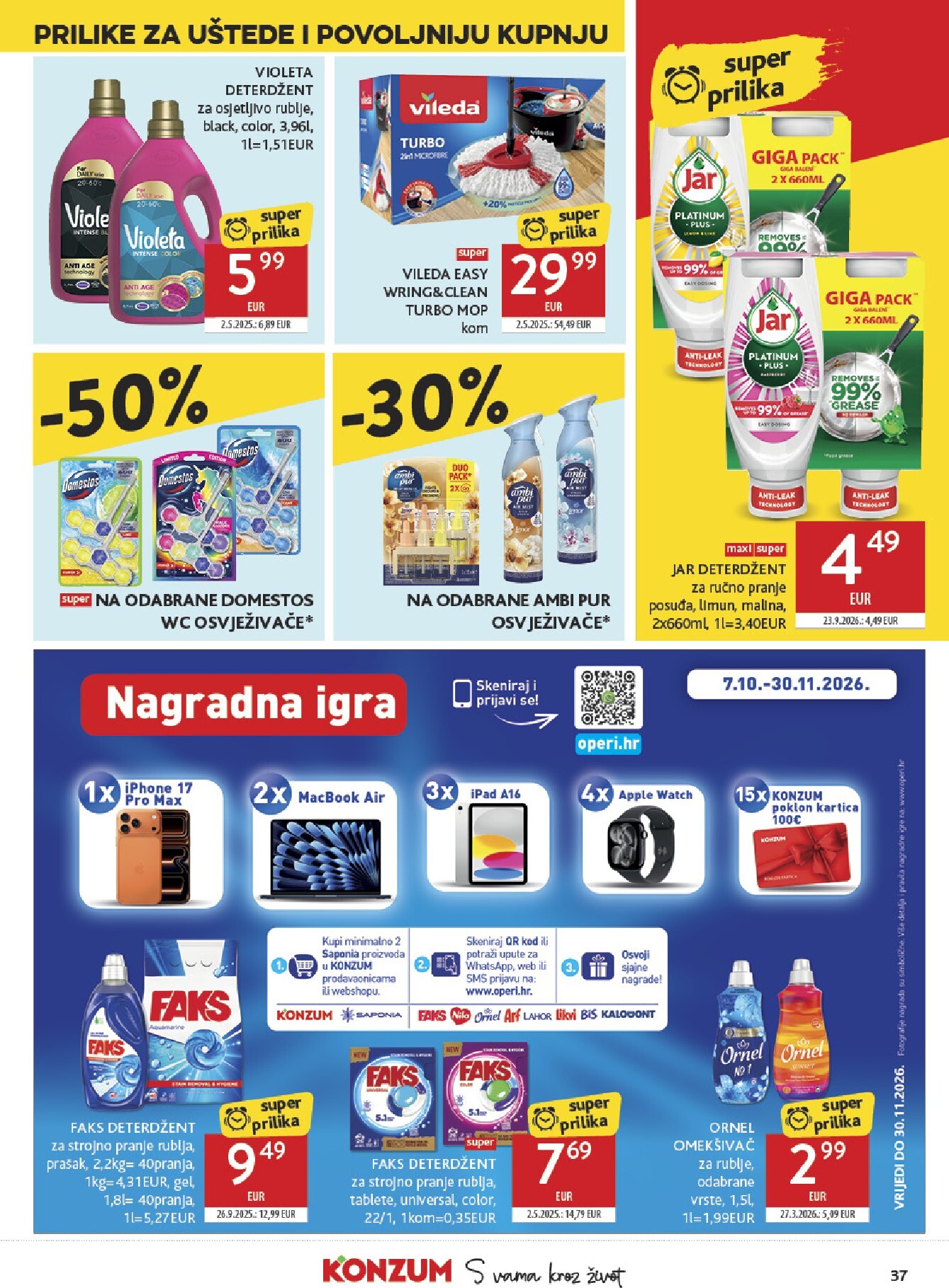 konzum - Novi Konzum katalog od srijede, 07.10.2026 do utorka, 13.10.2026 - page: 37