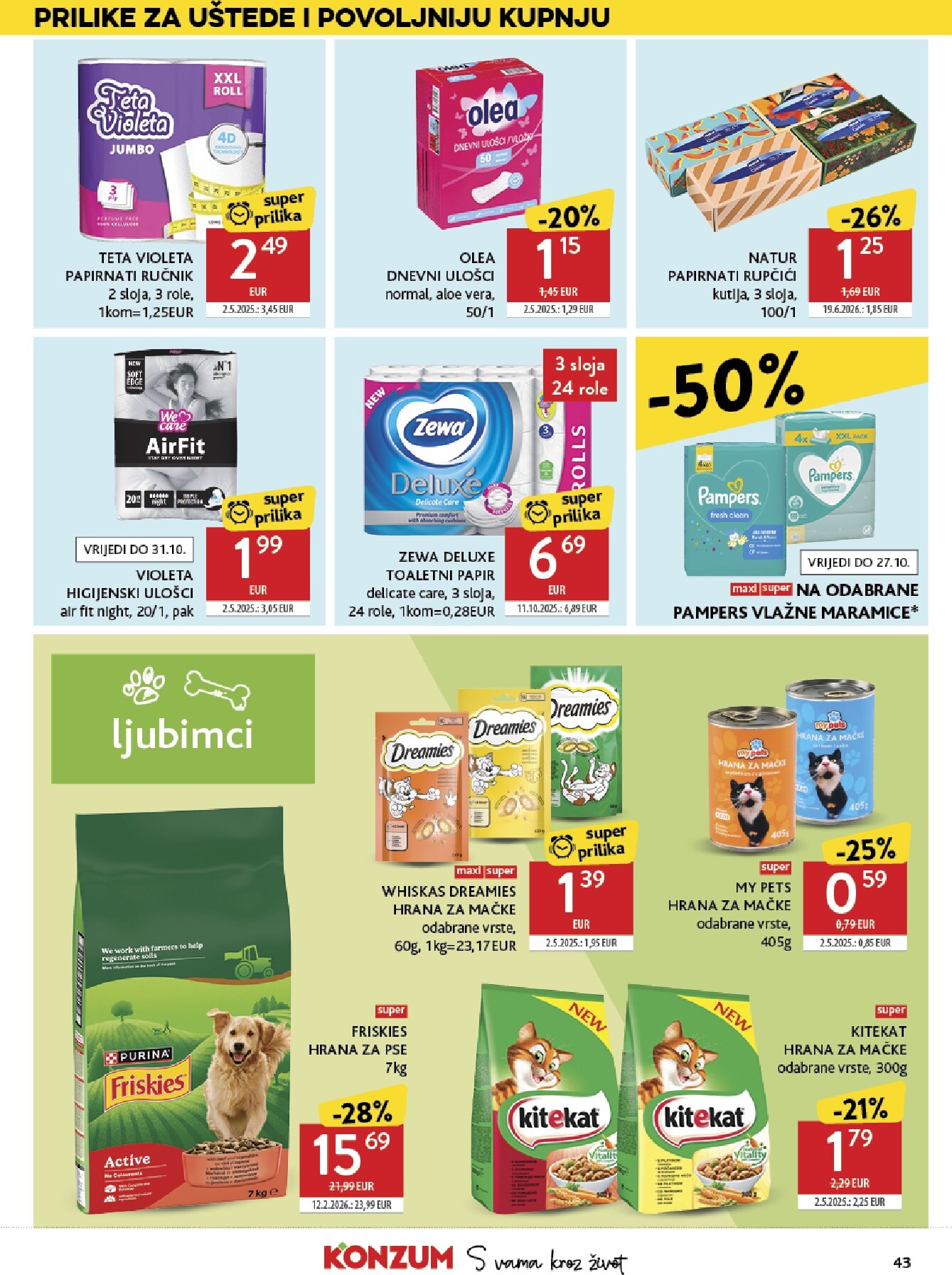 konzum - Novi Konzum katalog od srijede, 14.10.2026 do utorka, 20.10.2026 - page: 43