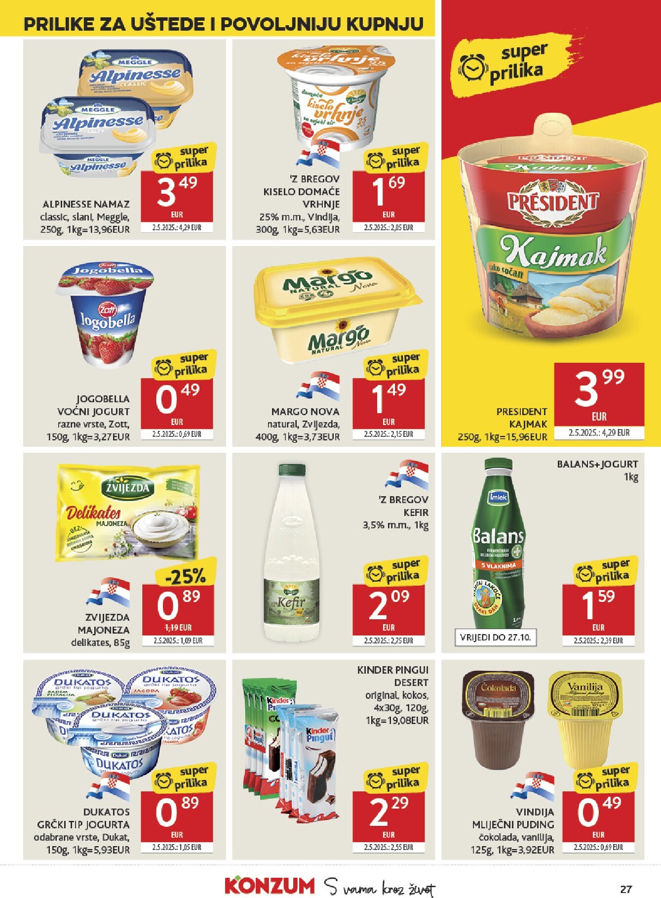 konzum - Novi Konzum katalog od srijede, 14.10.2026 do utorka, 20.10.2026 - page: 27