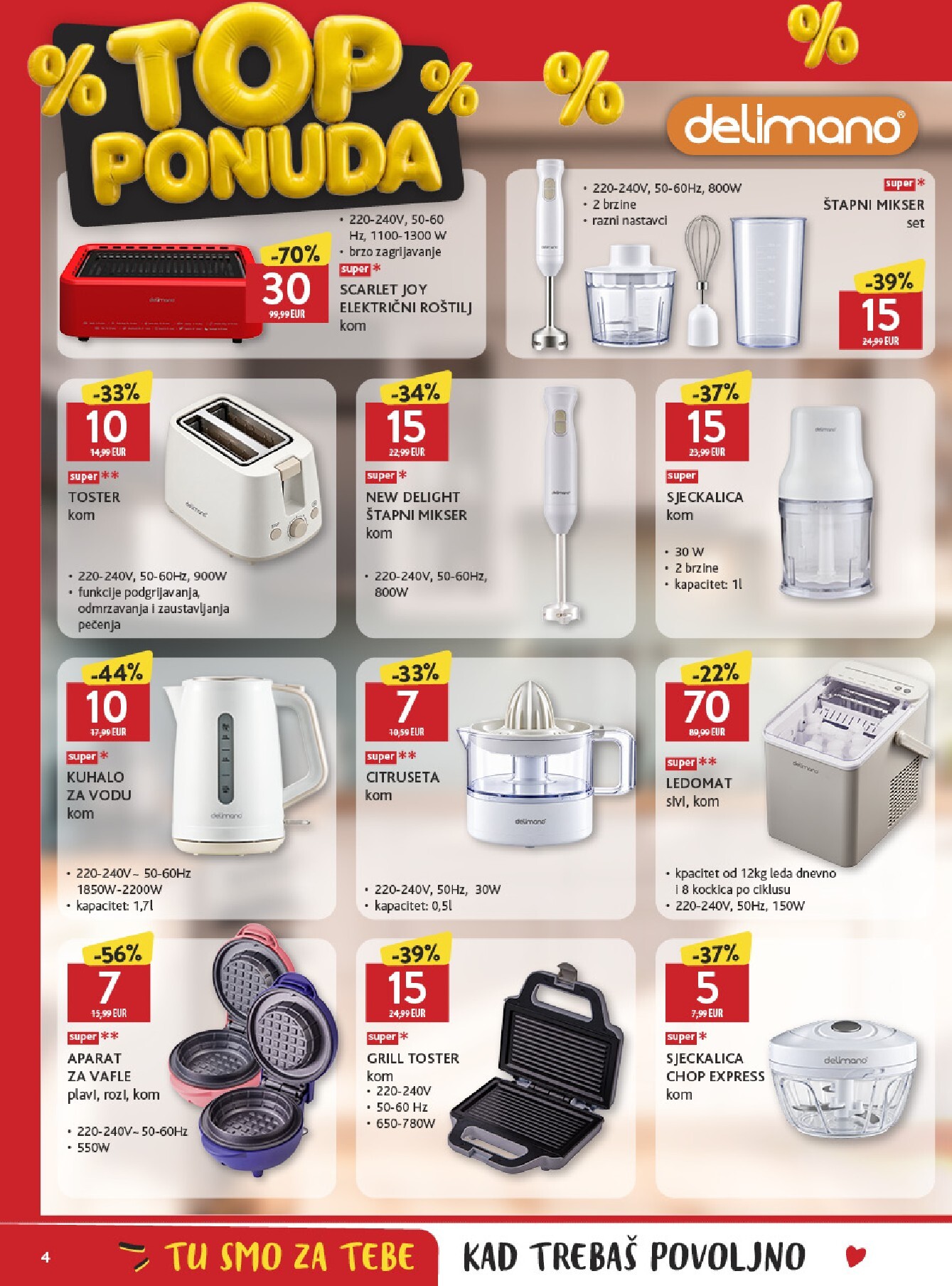konzum - Aktualni katalog Konzum - Top ponuda brendova od petka, 09.10.2026 do subote, 31.10.2026 - page: 4