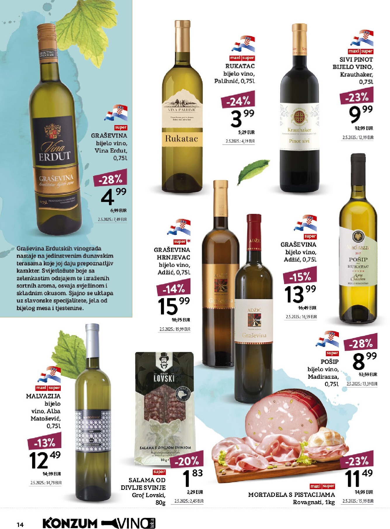 konzum - Aktualni katalog Konzum - Vinoteka od ponedjeljka, 12.10.2026 do nedjelje, 25.10.2026 - page: 14