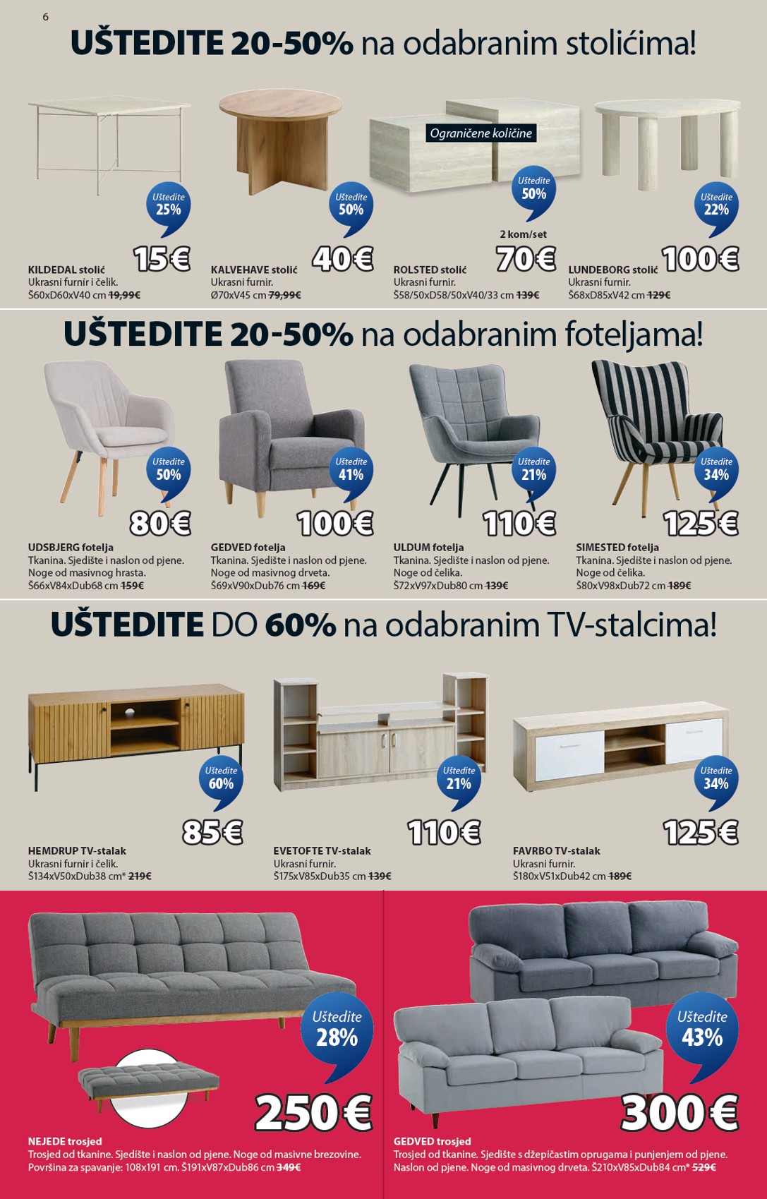 jysk - Prelistajte katalog JYSK, vrijedi od 31.12. do 01.02. - page: 6