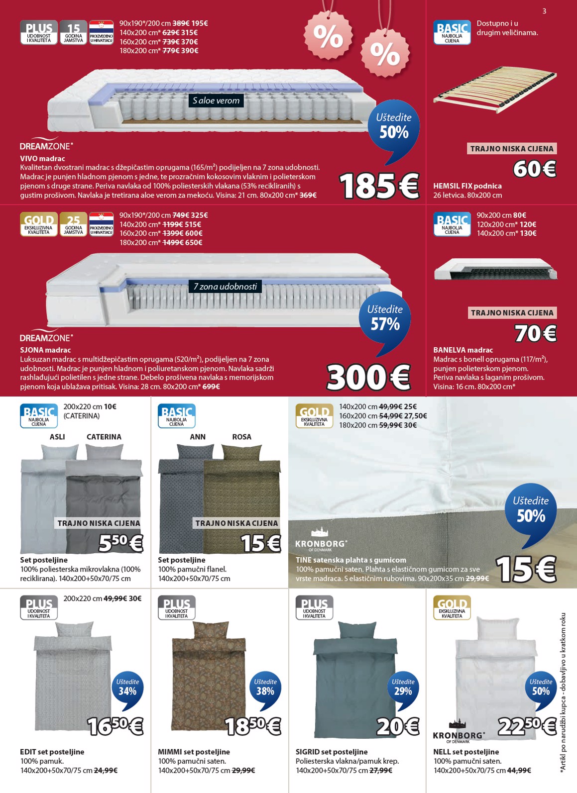 jysk - Prelistajte katalog JYSK - Tjedne ponude, vrijedi od 21.01. do 01.02. - page: 3