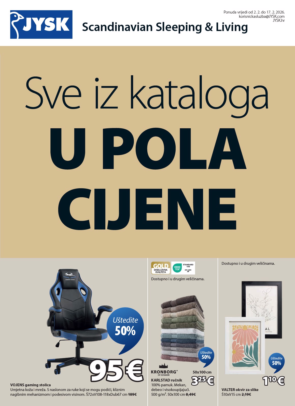 jysk - Prelistajte katalog JYSK, vrijedi od 02.02.2026 do 17.02.2026