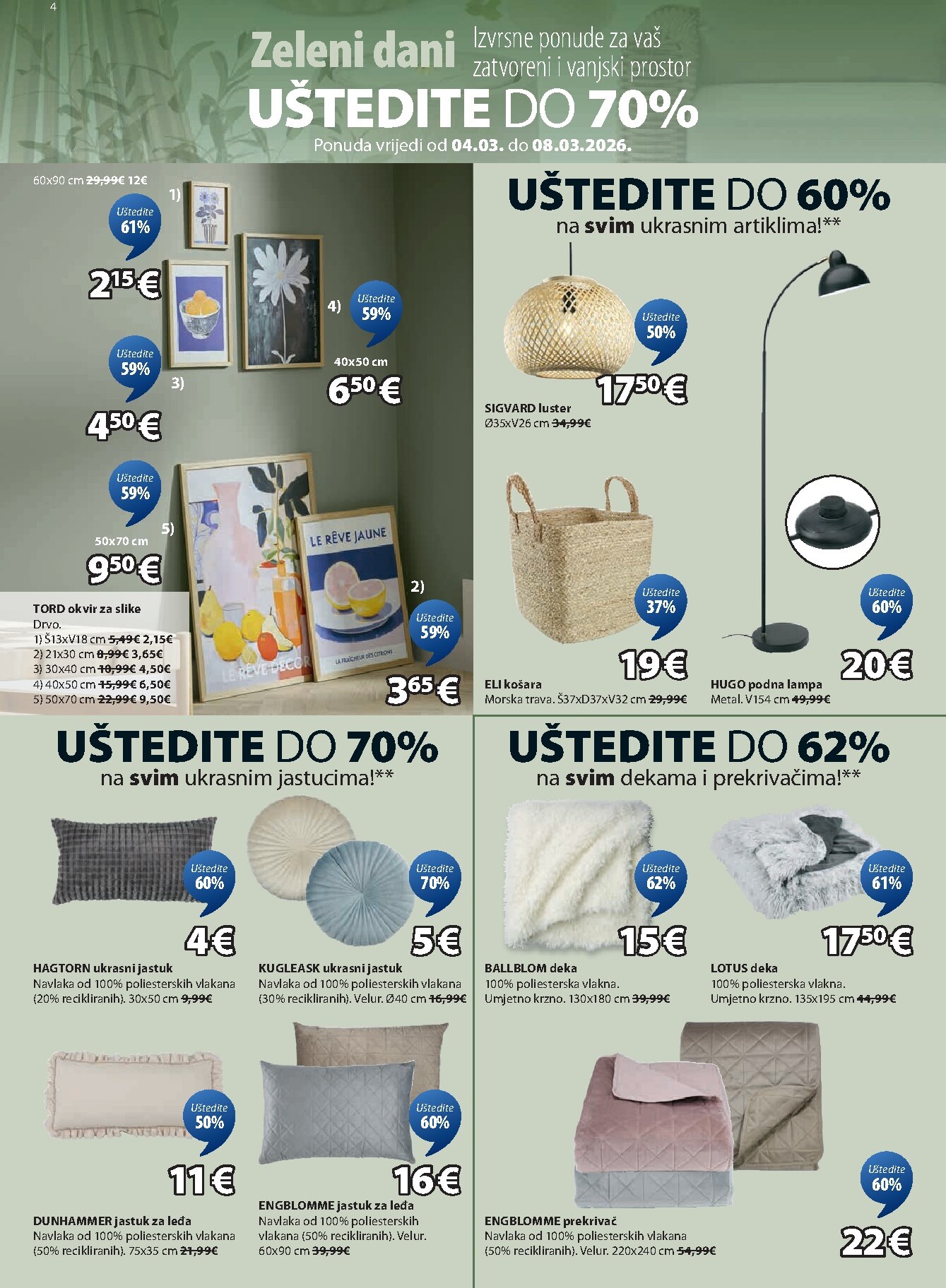 jysk - Prelistajte katalog JYSK, vrijedi od 04.03.2026 do 07.04.2026 - page: 4