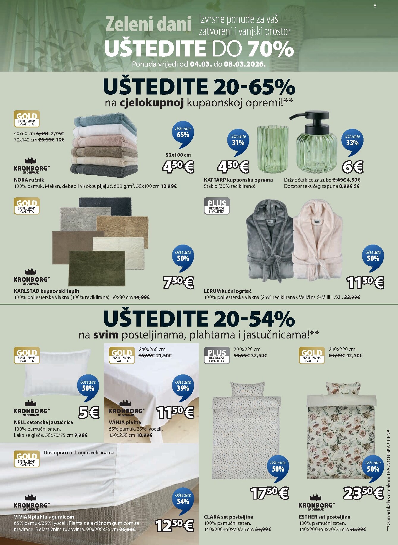 jysk - Prelistajte katalog JYSK, vrijedi od 04.03.2026 do 07.04.2026 - page: 5