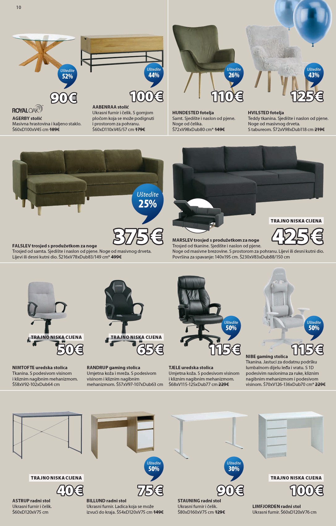 jysk - Aktualni JYSK katalog vrijedi od srijede 15.04.2026 do nedjelje 17.05.2026 - page: 10
