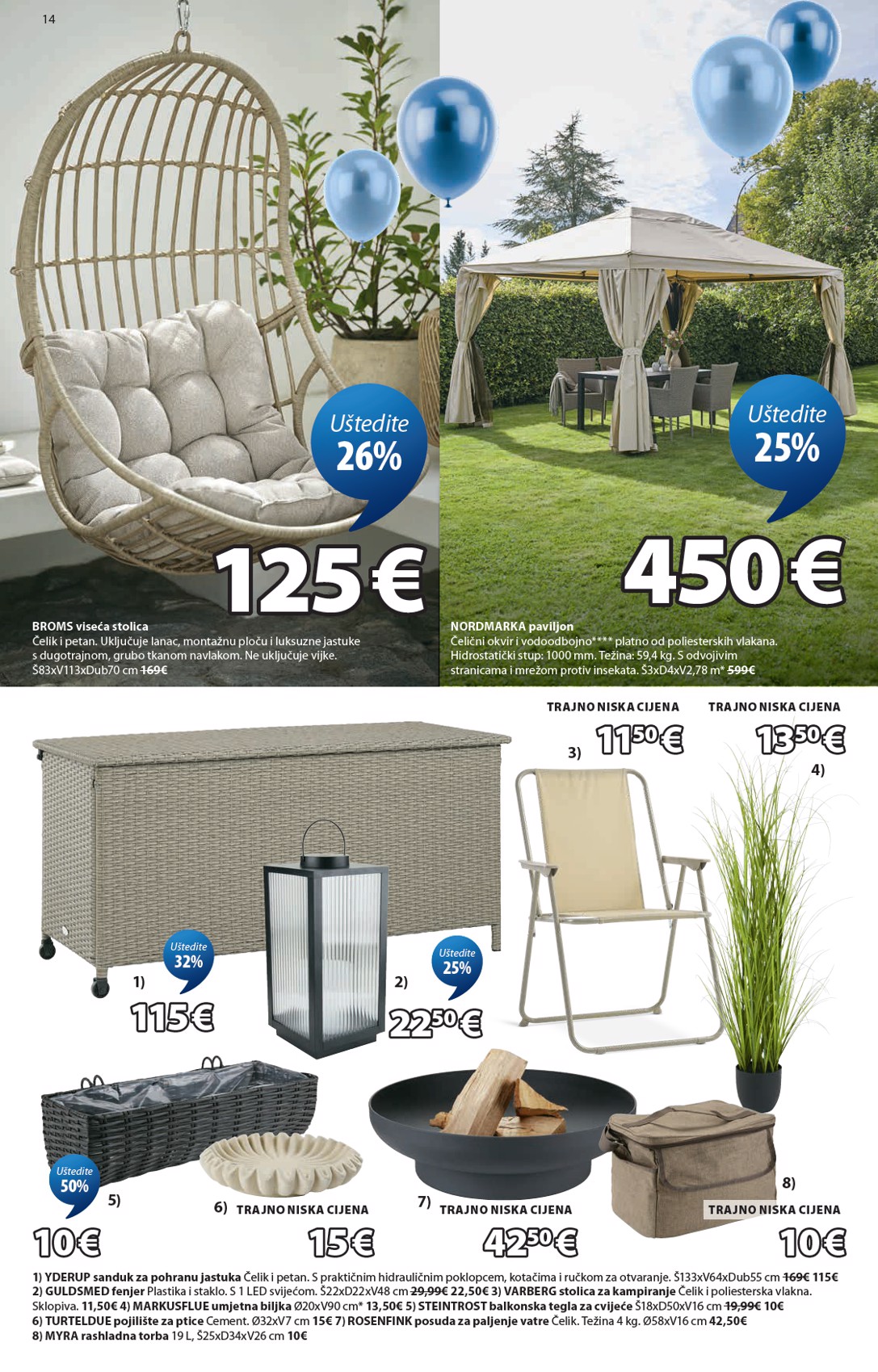 jysk - Aktualni JYSK katalog vrijedi od srijede 15.04.2026 do nedjelje 17.05.2026 - page: 14