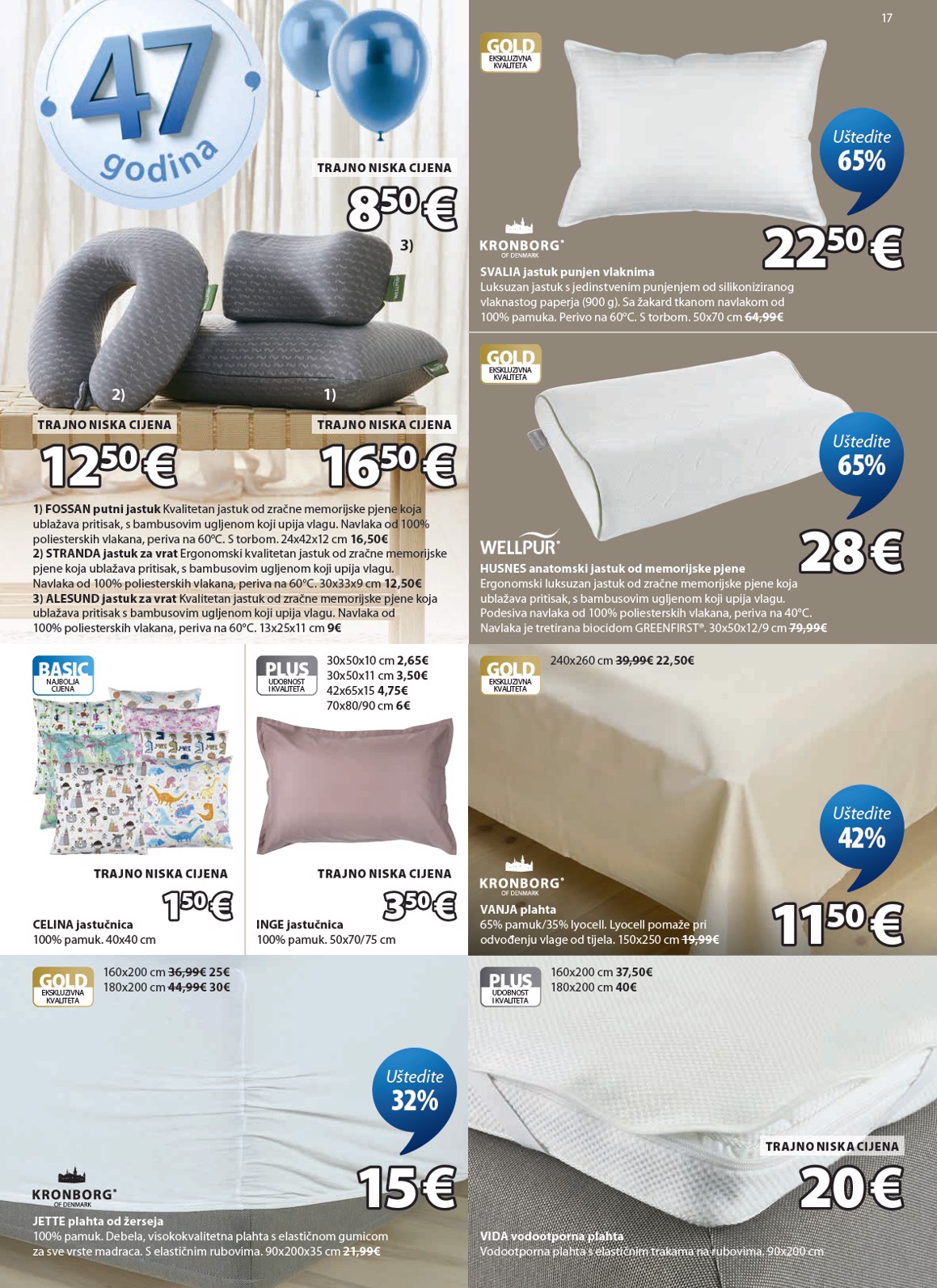 jysk - Aktualni JYSK katalog vrijedi od srijede 22.04.2026 do nedjelje 17.05.2026 - page: 17