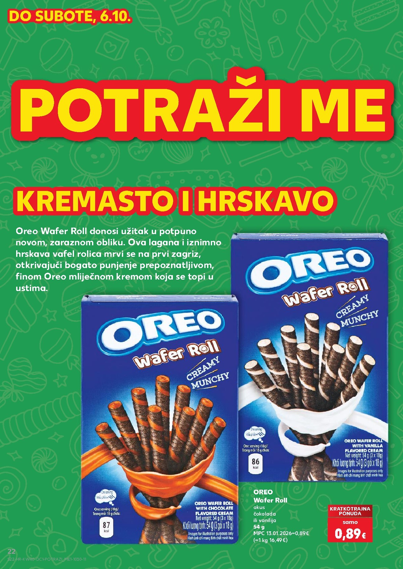 kaufland - Novi Kaufland - Ti si naš broj 1 katalog od srijede, 30.09.2026 do utorka, 06.10.2026 - page: 22